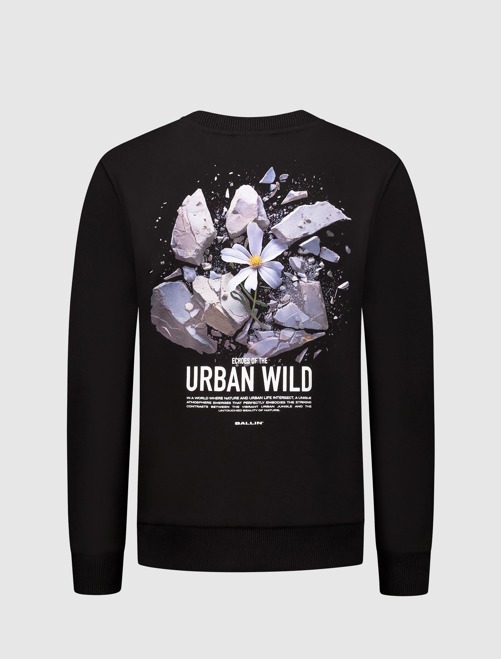 Junior Urban Wild Explosion Sweater | Black