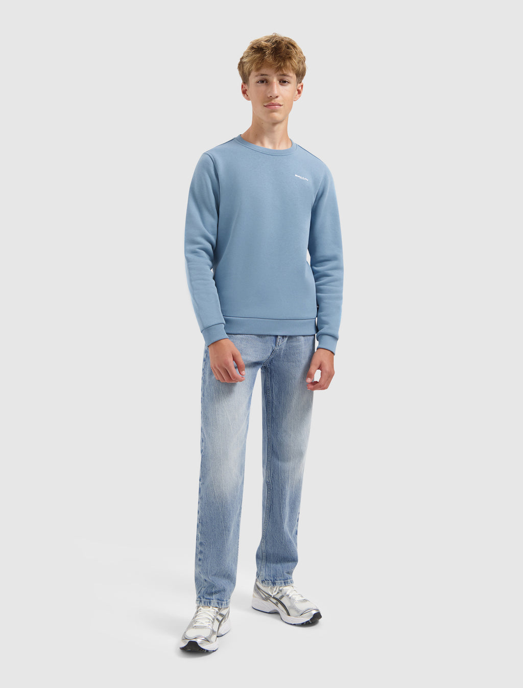 Junior Urban Wild Explosion Sweater | Mid Blue Grey