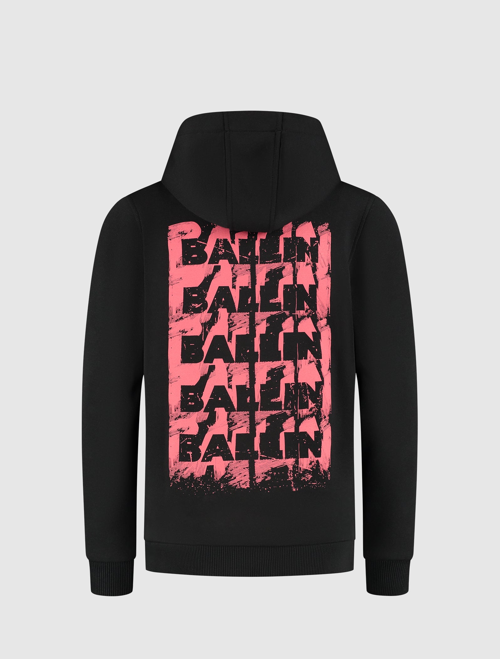 Junior Stacked Logo Hoodie | Black