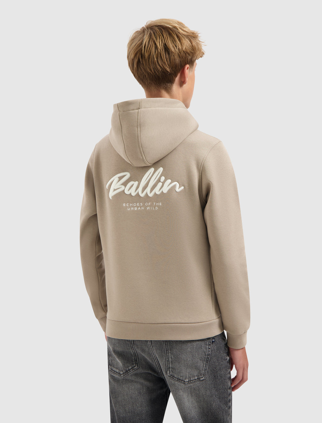 Junior Echoes Hoodie | Taupe