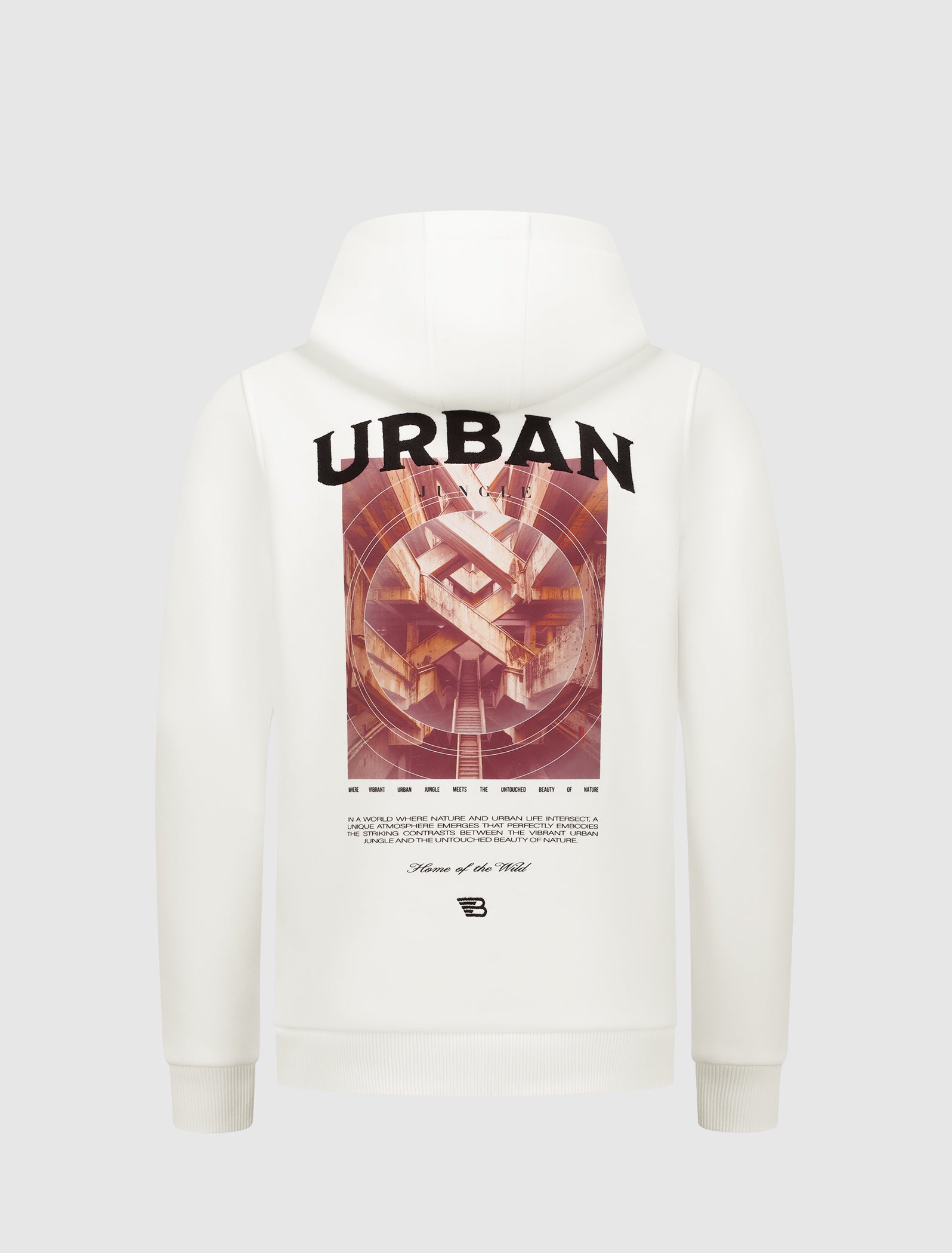 Junior Urban Jungle Hoodie | Off White