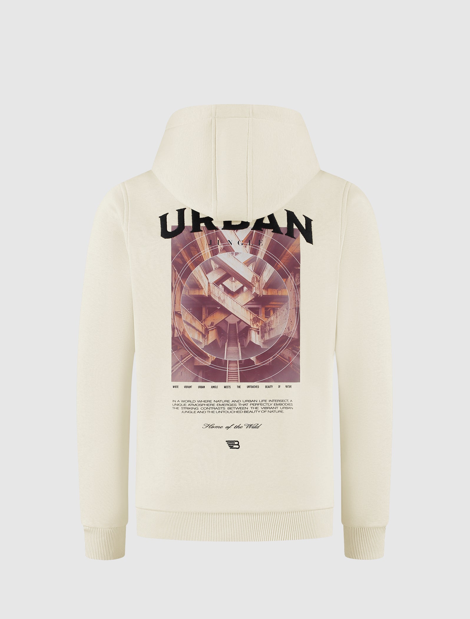 Junior Urban Jungle Hoodie | Sand