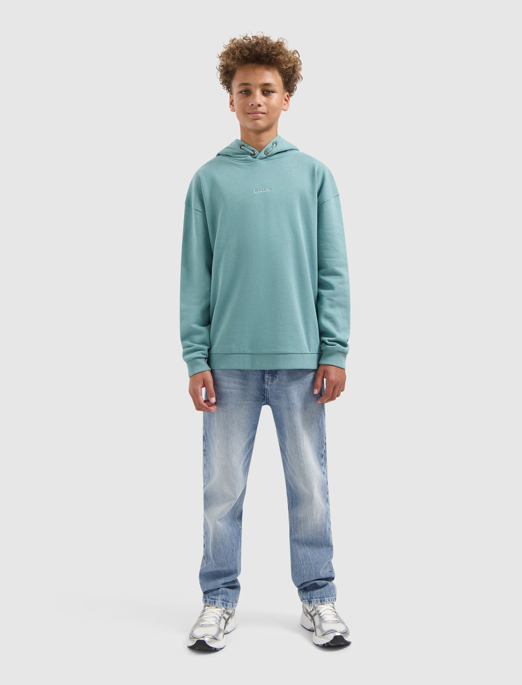 Junior Switch Sides Logo Hoodie | Green