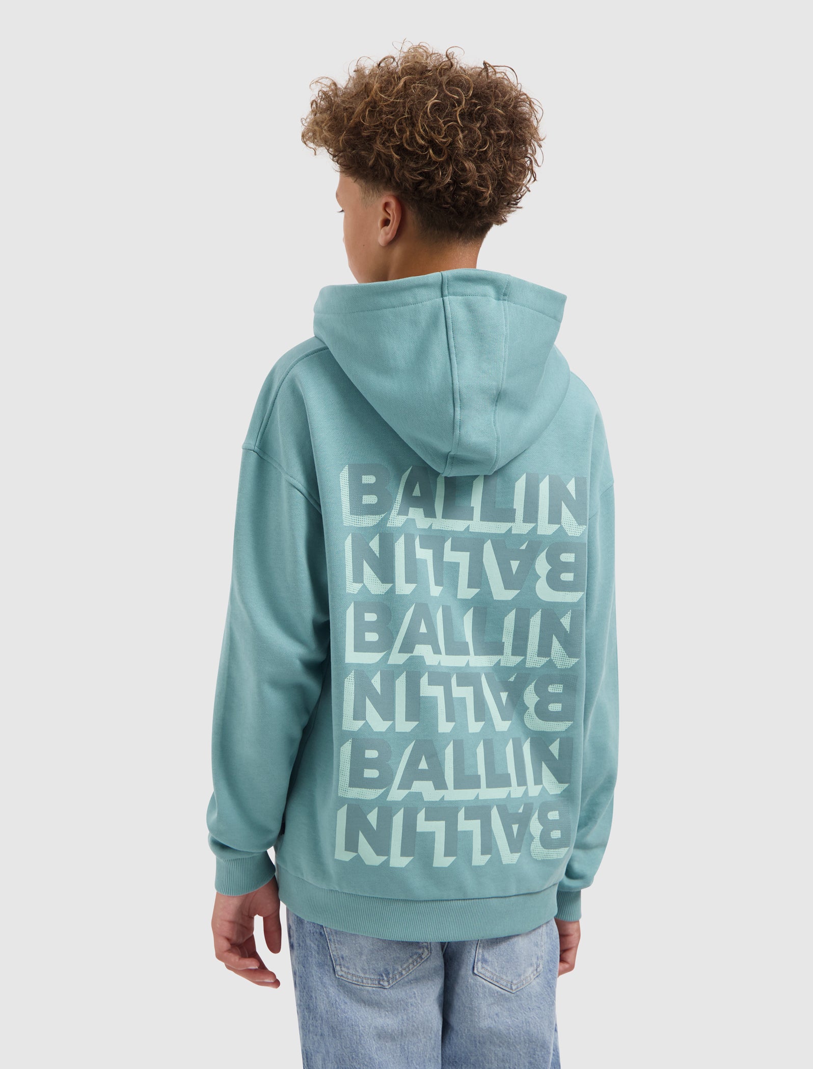 Junior Switch Sides Logo Hoodie | Green