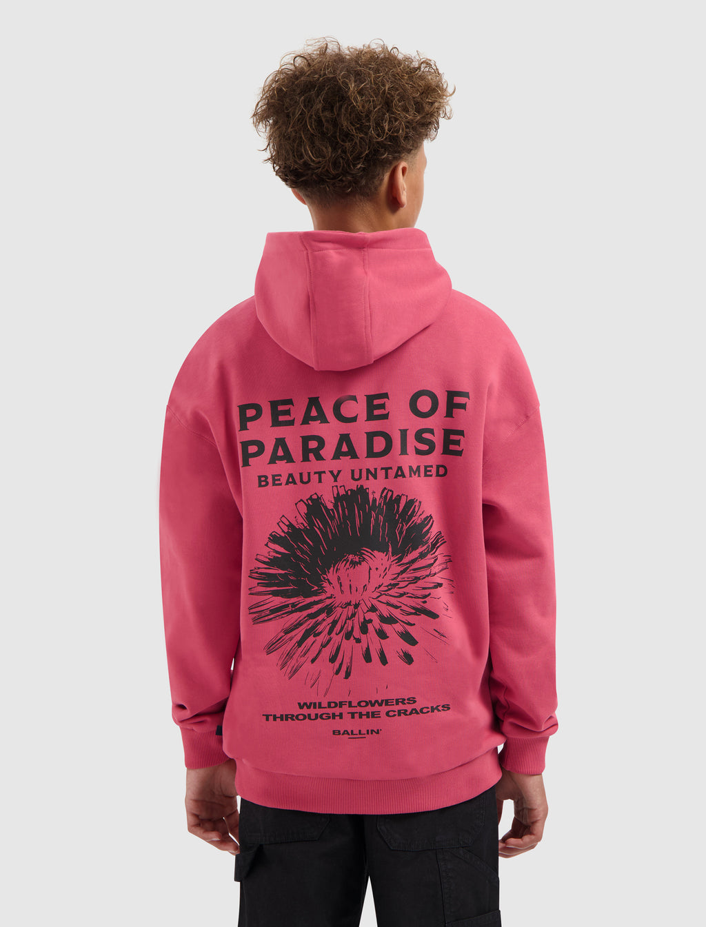 Junior Peace of Paradise Hoodie | Grapefruit