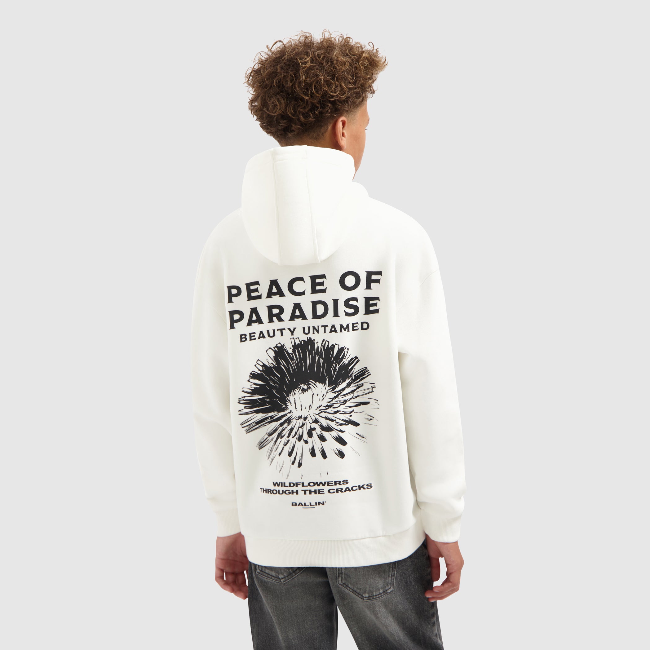 Junior Peace of Paradise Hoodie | Off White