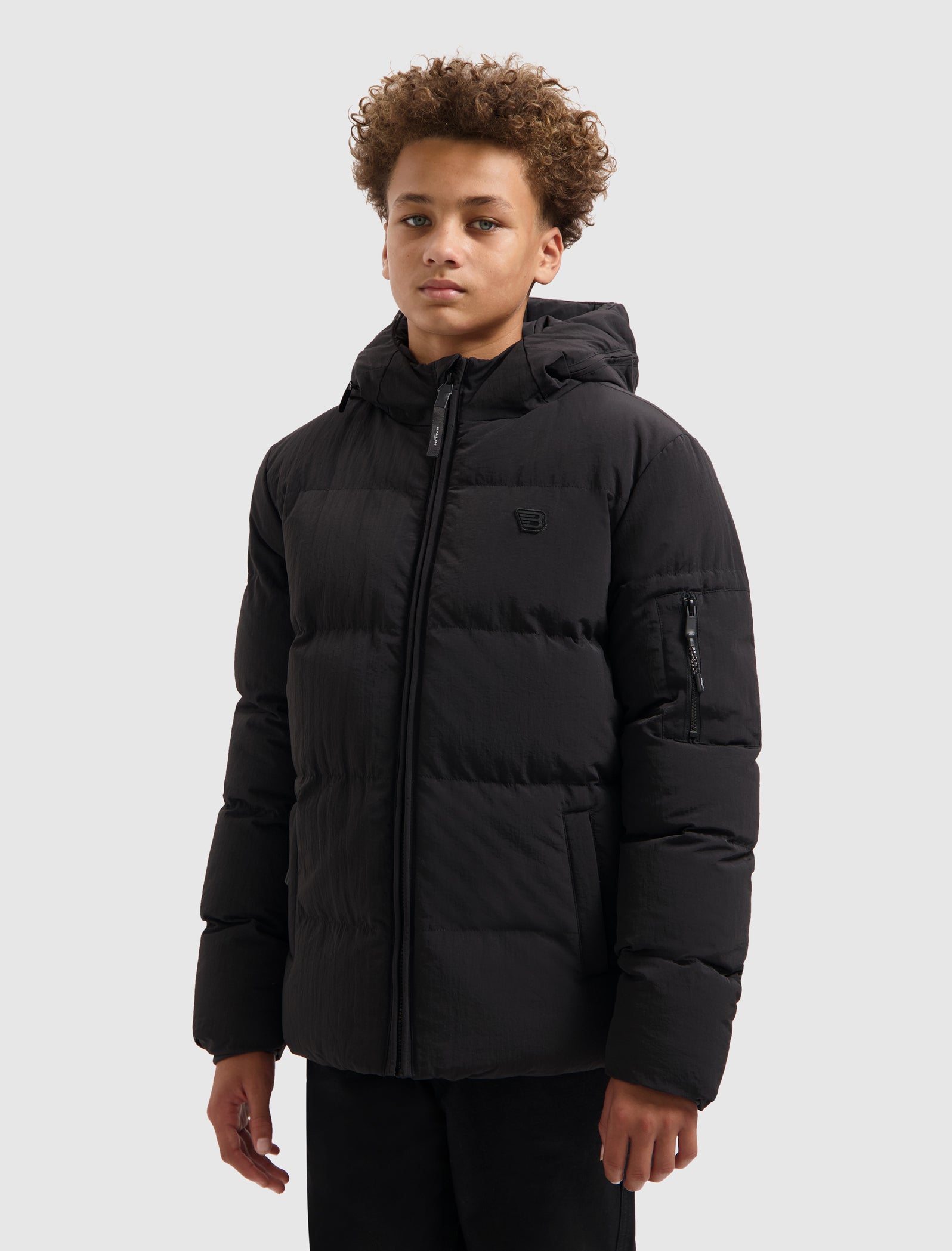 Junior Puffer Jacket | Black