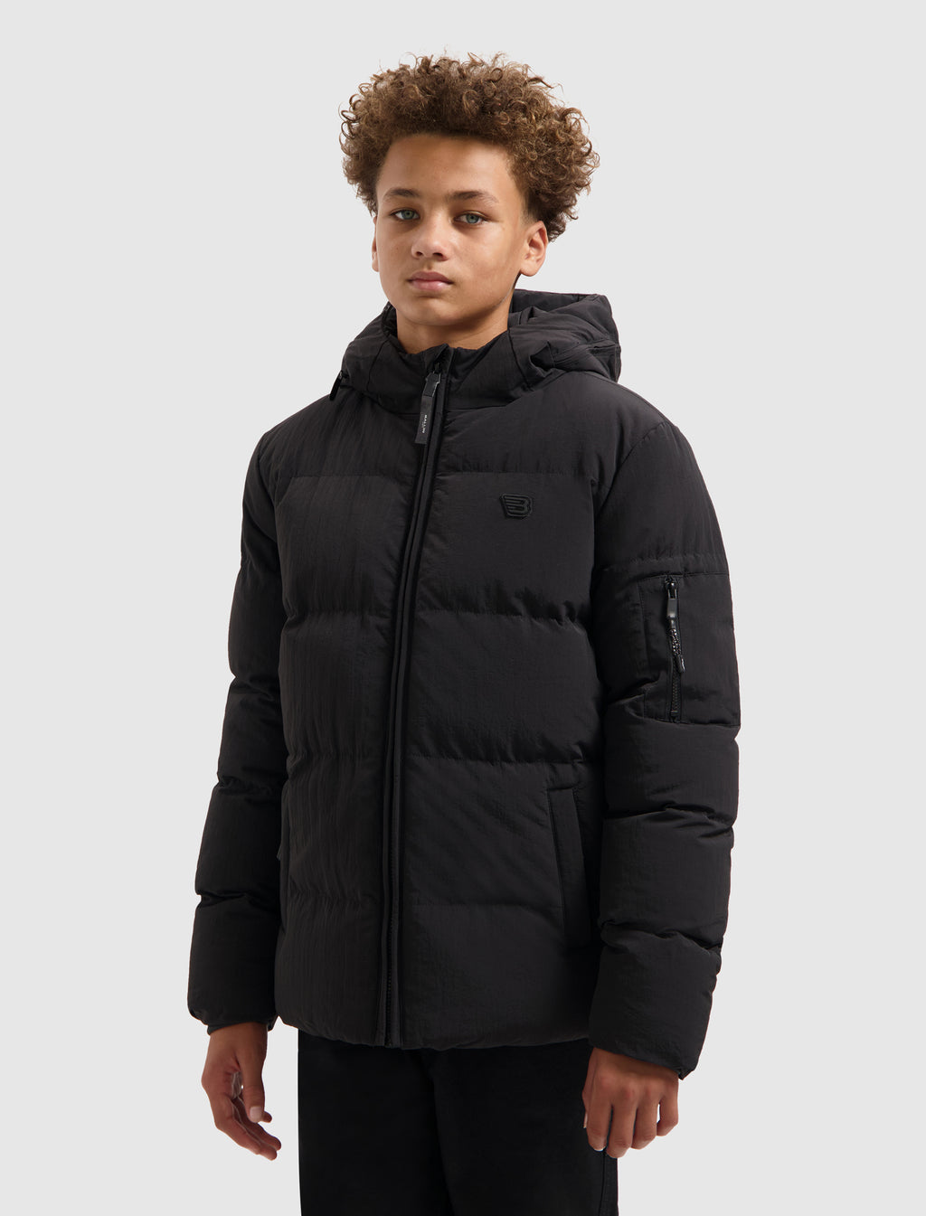 Junior Puffer Jacket | Black