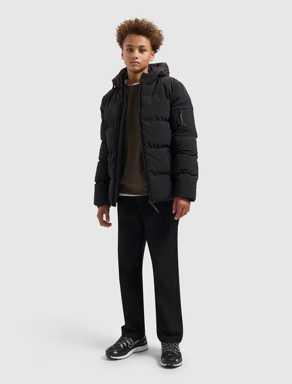 Junior Puffer Jacket | Black