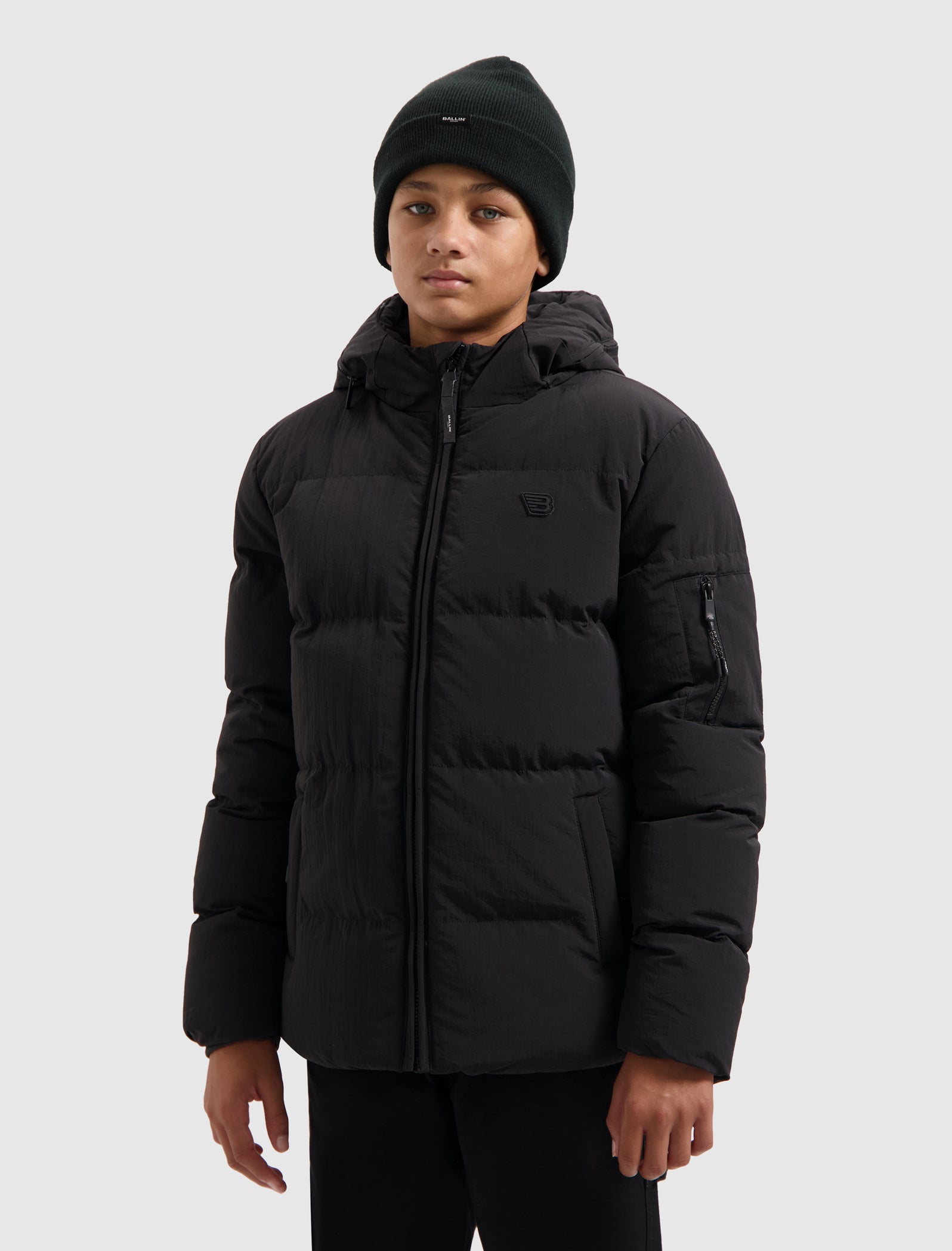 Junior Puffer Jacket | Black