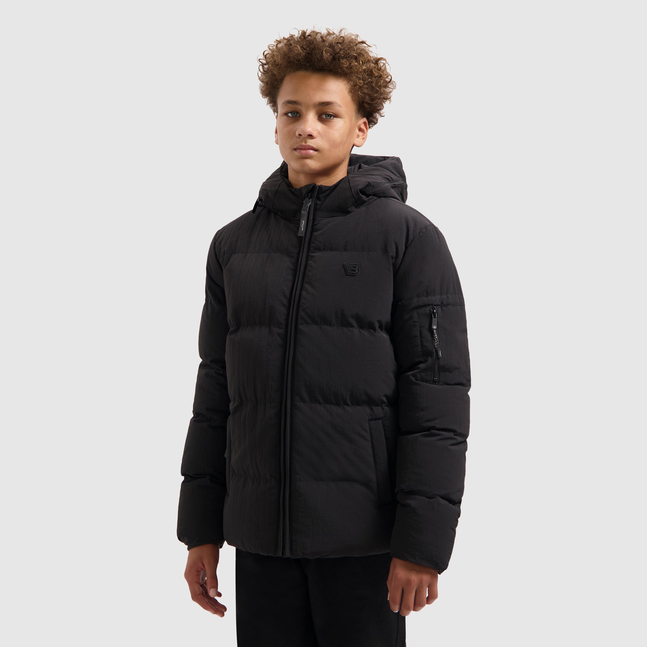 Junior Puffer Jacket | Black