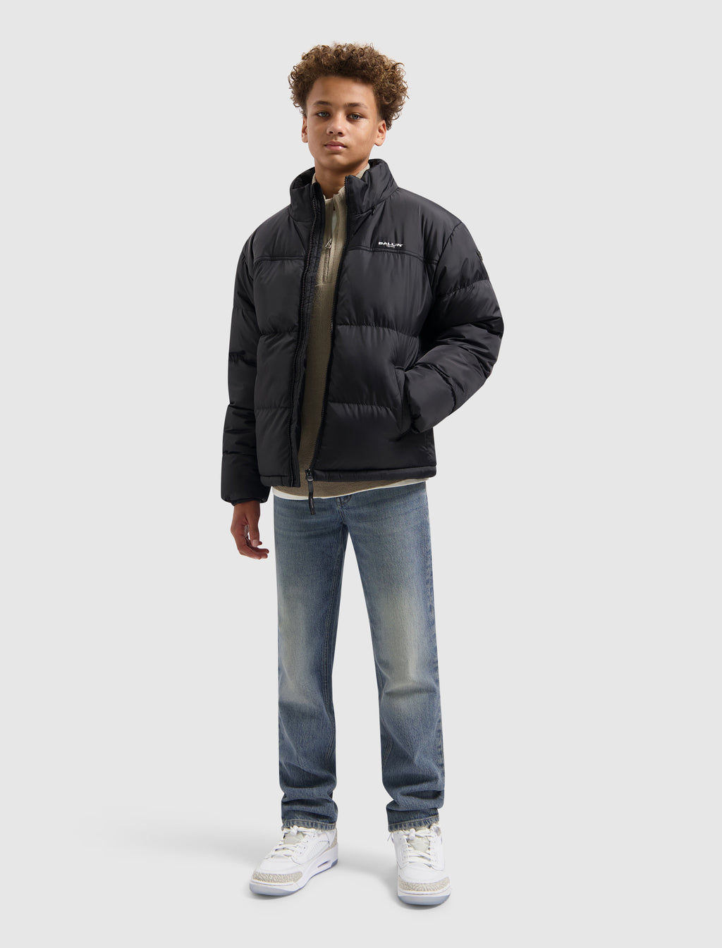 Junior Riptstop Puffer Jacket | Black