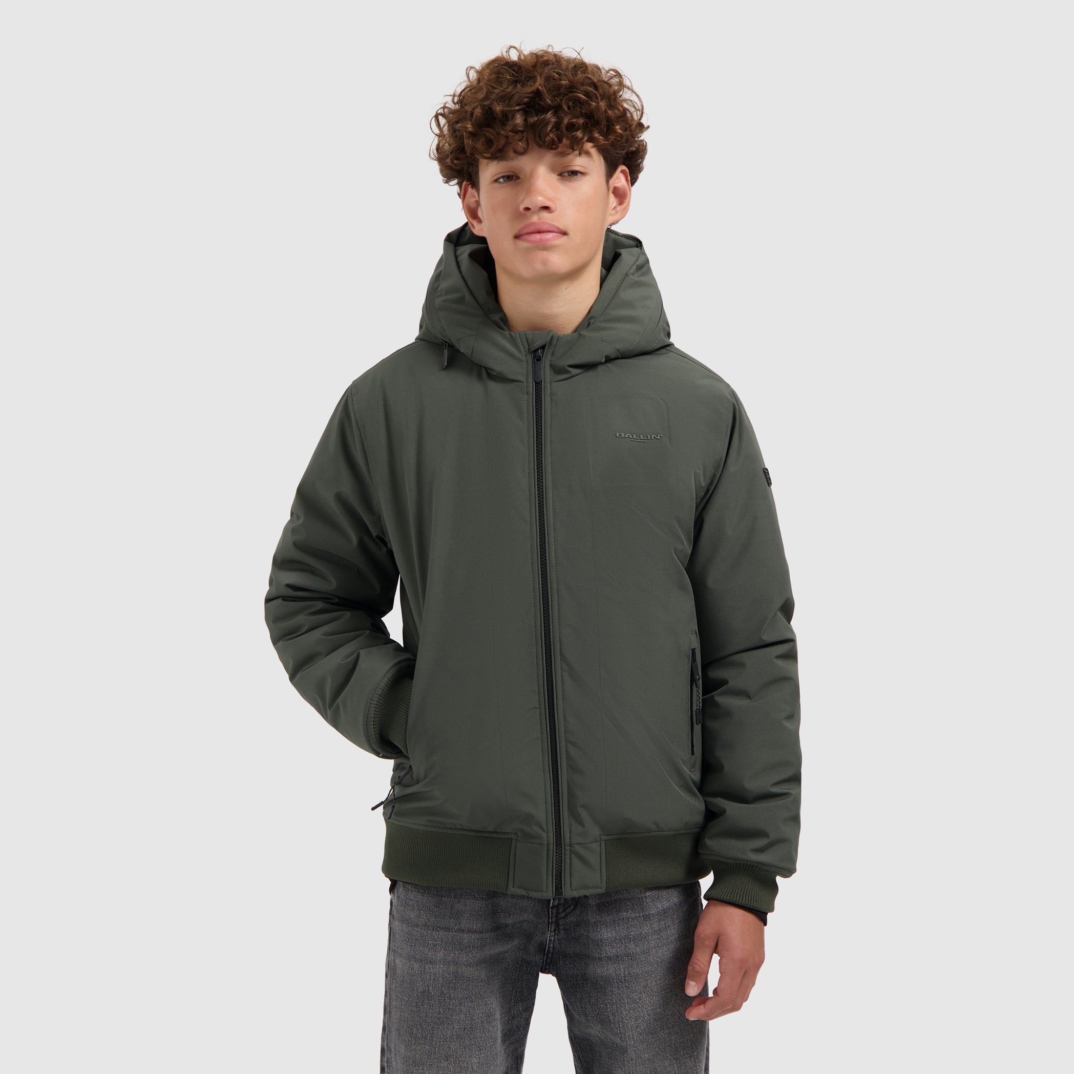 Junior Padded Jacket | Dark Army