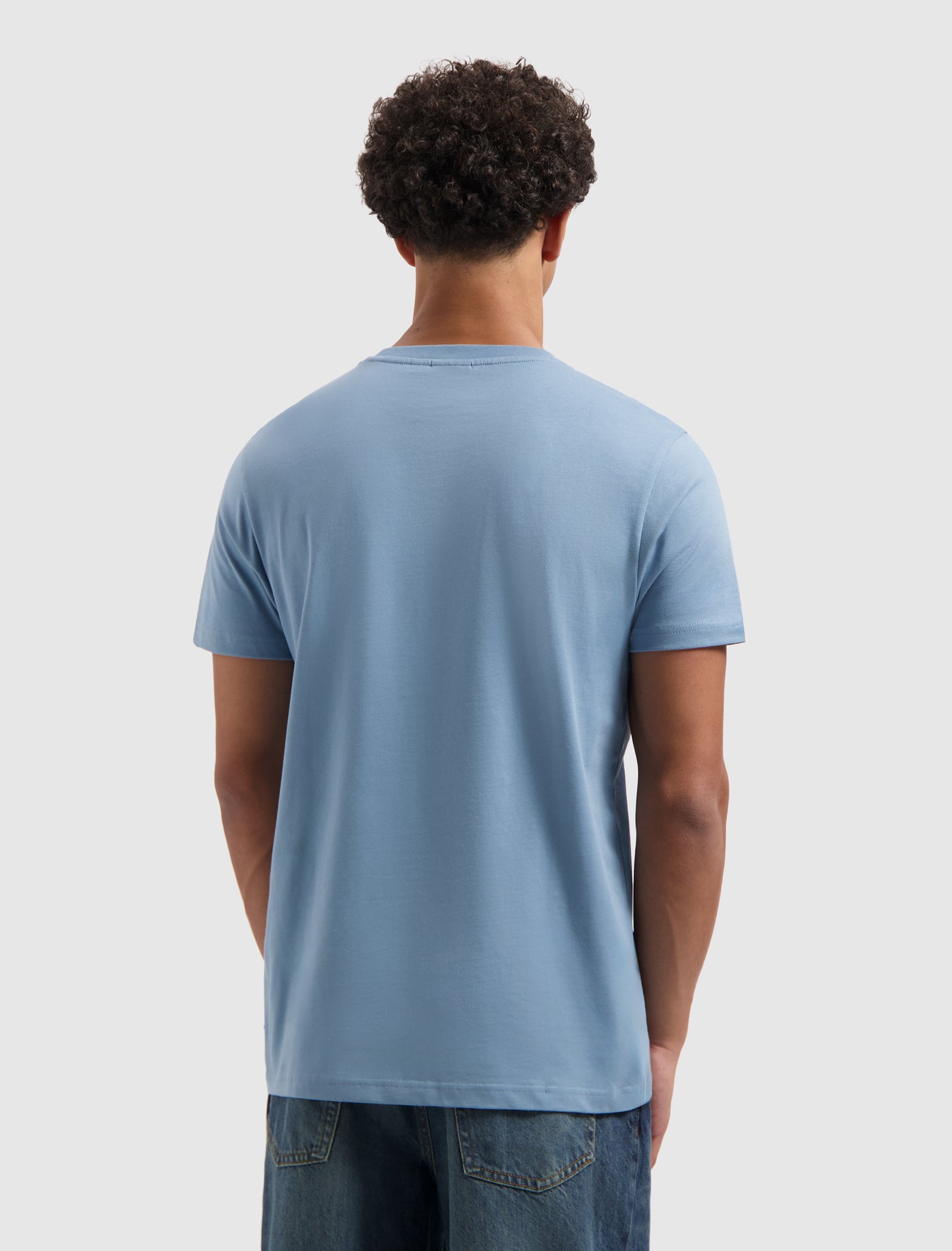 Circle Logo T-shirt | Mid Blue Grey