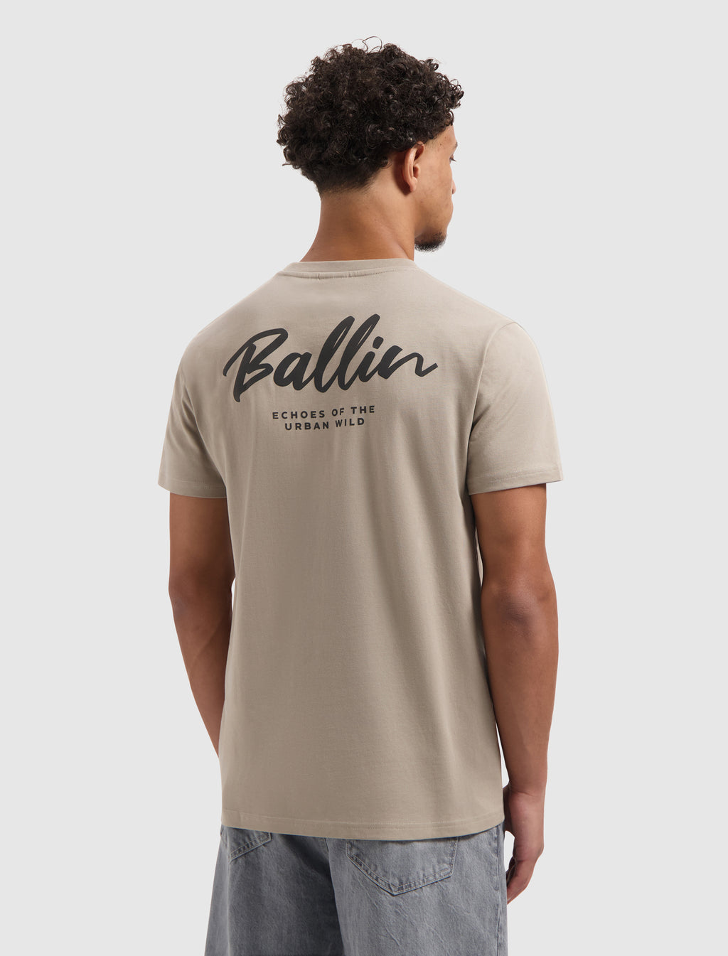Echoes Of The Urban Wild T-shirt | Taupe