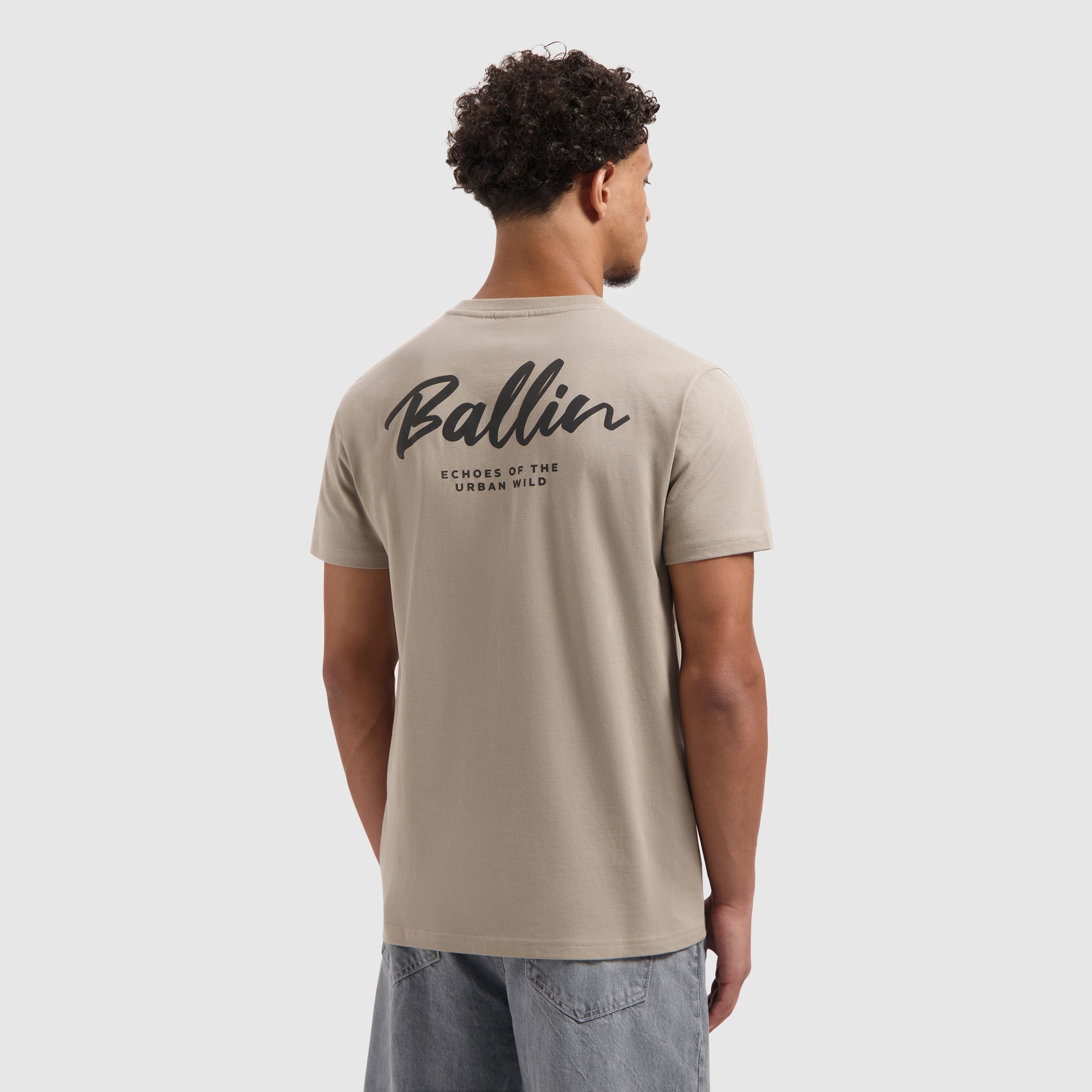 Echoes Of The Urban Wild T-shirt | Taupe