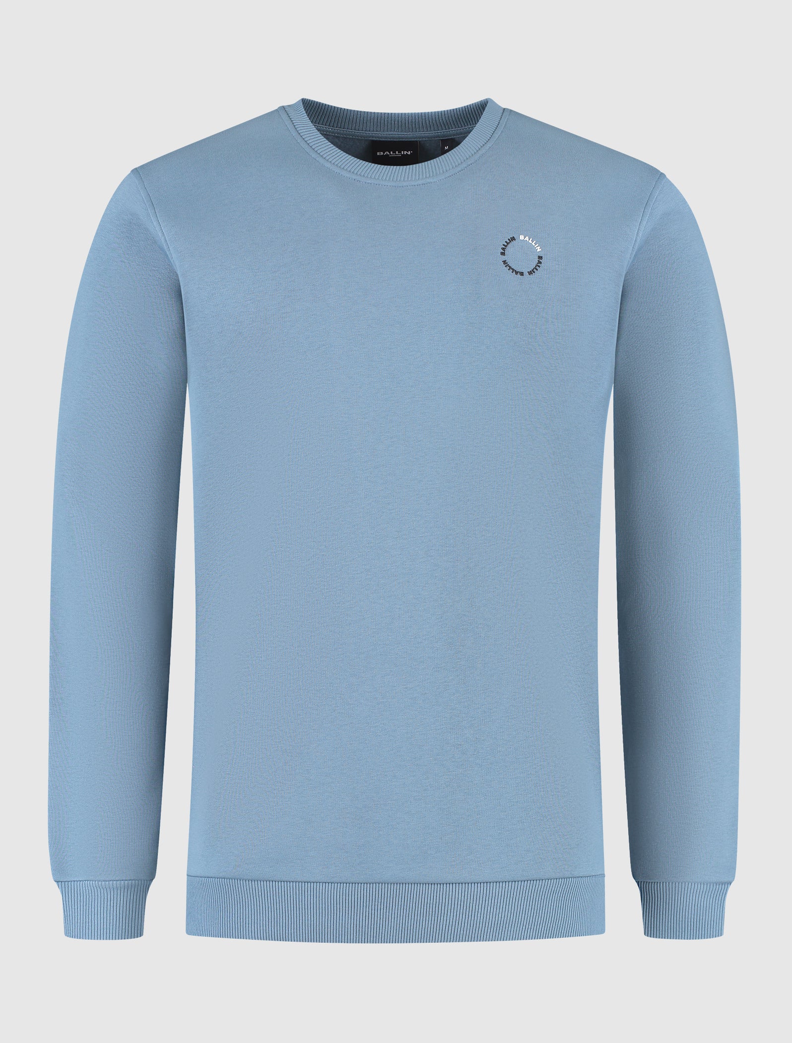 Circle Logo Sweater | Mid Blue Grey