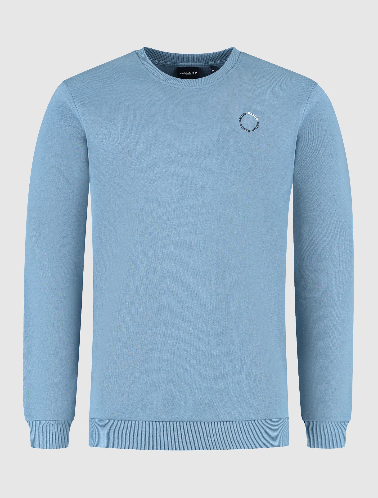 Circle Logo Sweater | Mid Blue Grey