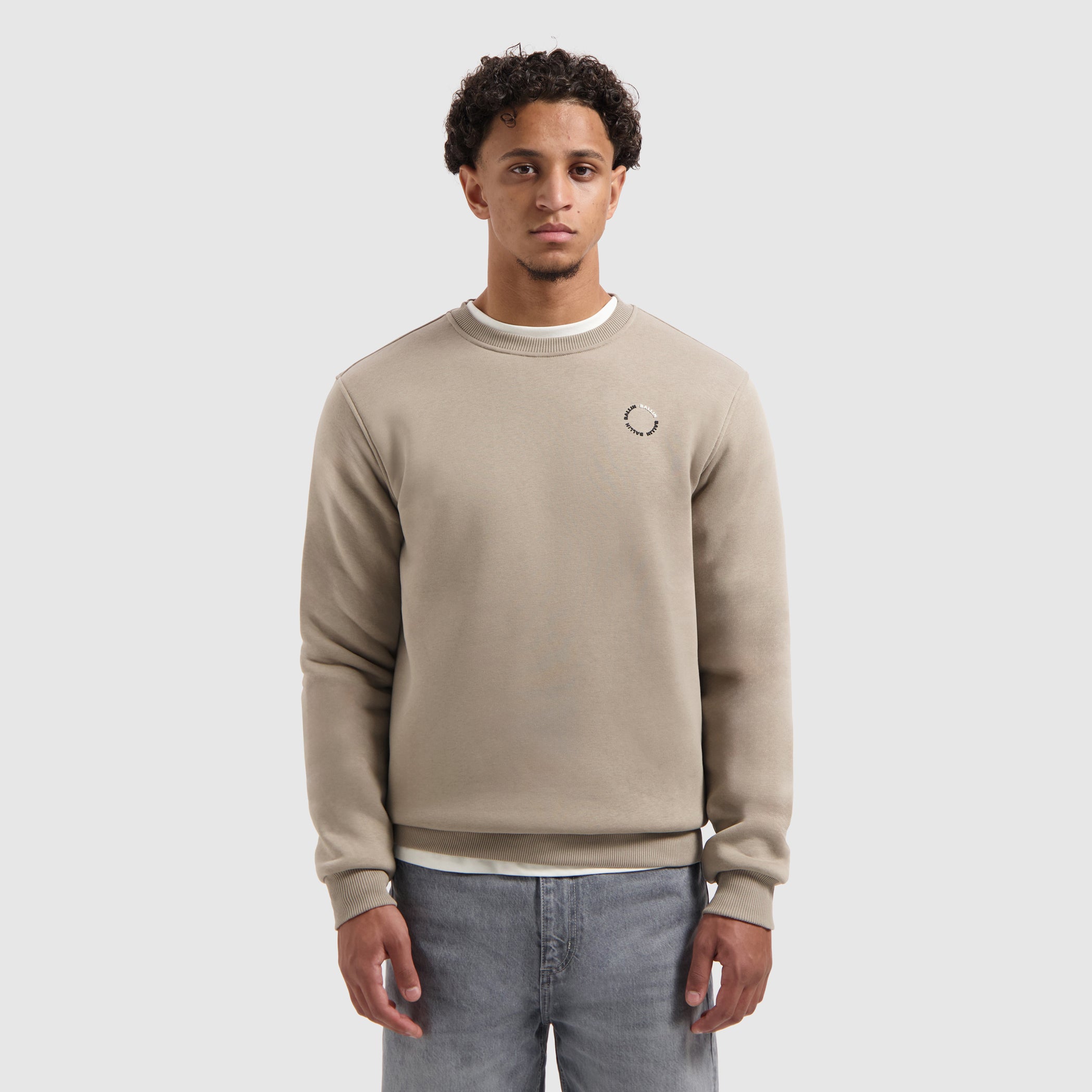 Circle Logo Sweater | Taupe