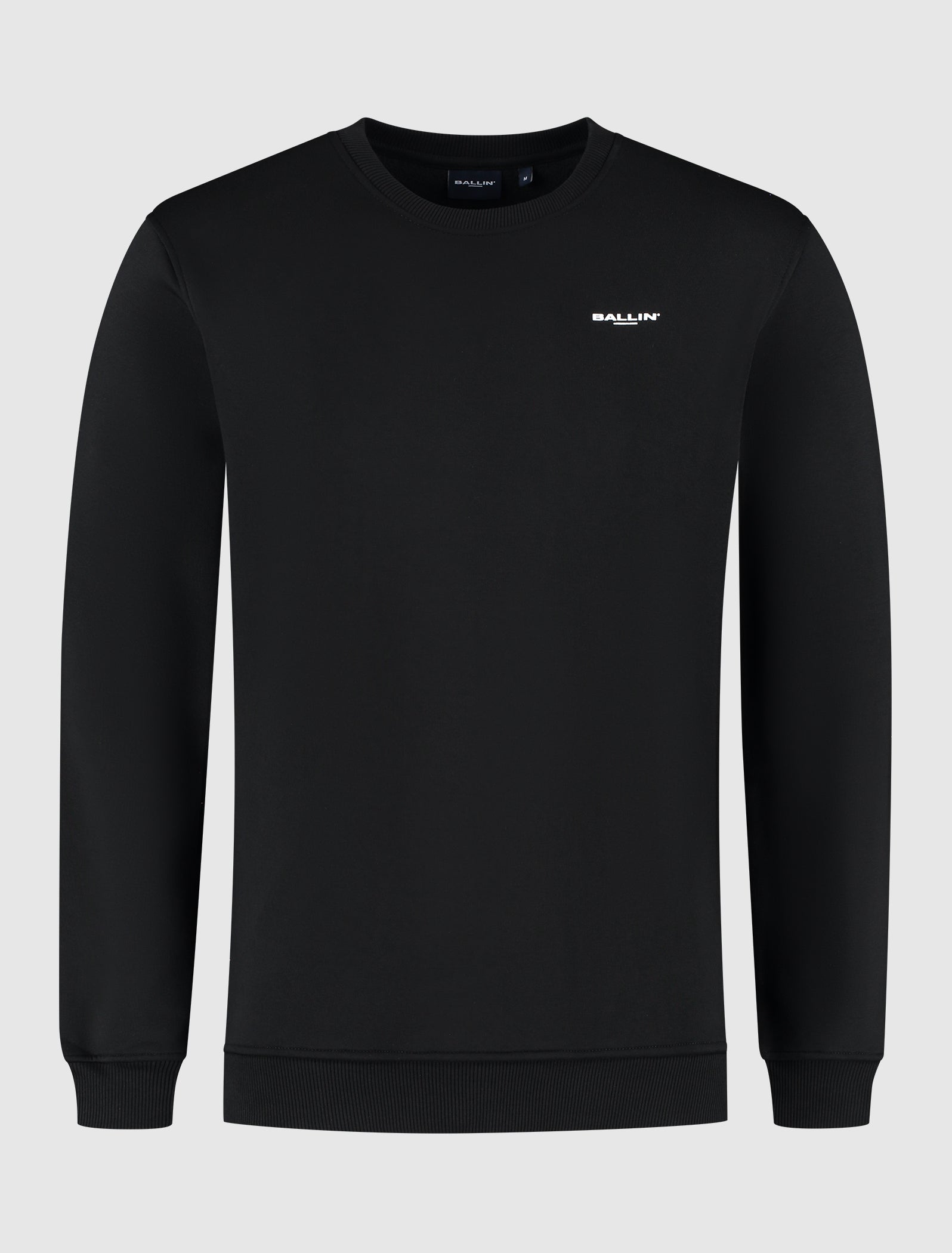 Zig Zag Logo Sweater | Black