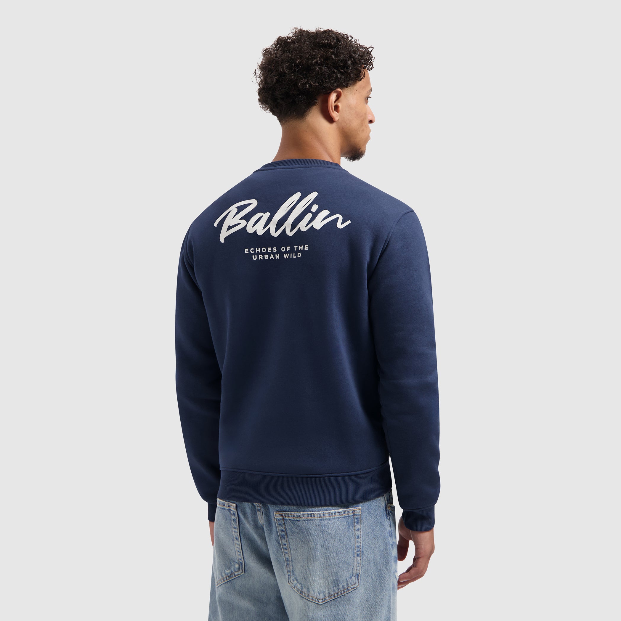 Echoes Of The Urban Wild Sweater | Navy