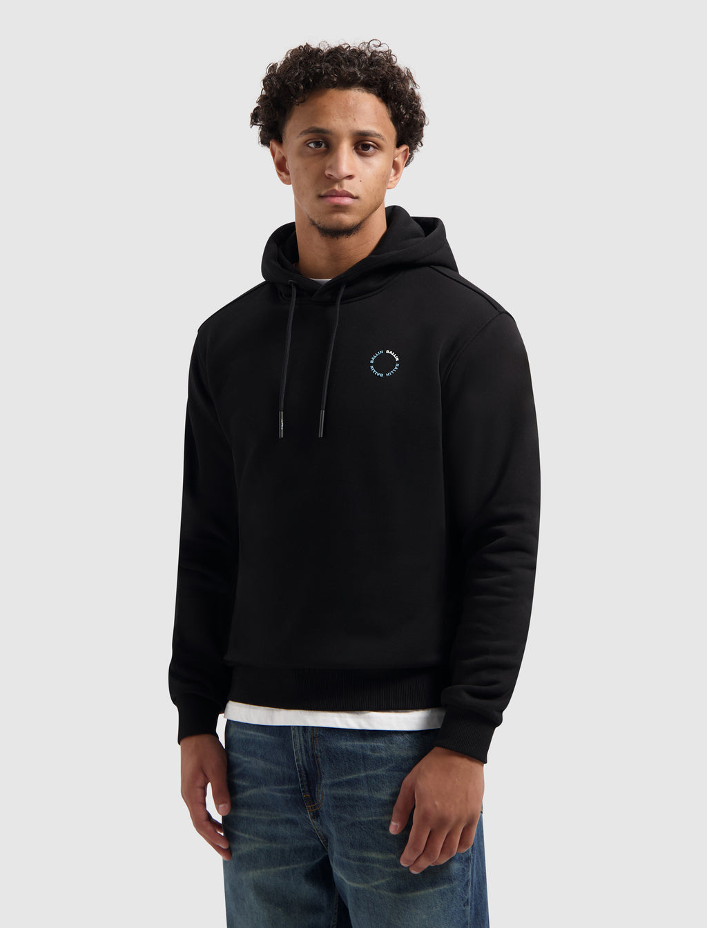 Circle Logo Hoodie | Black