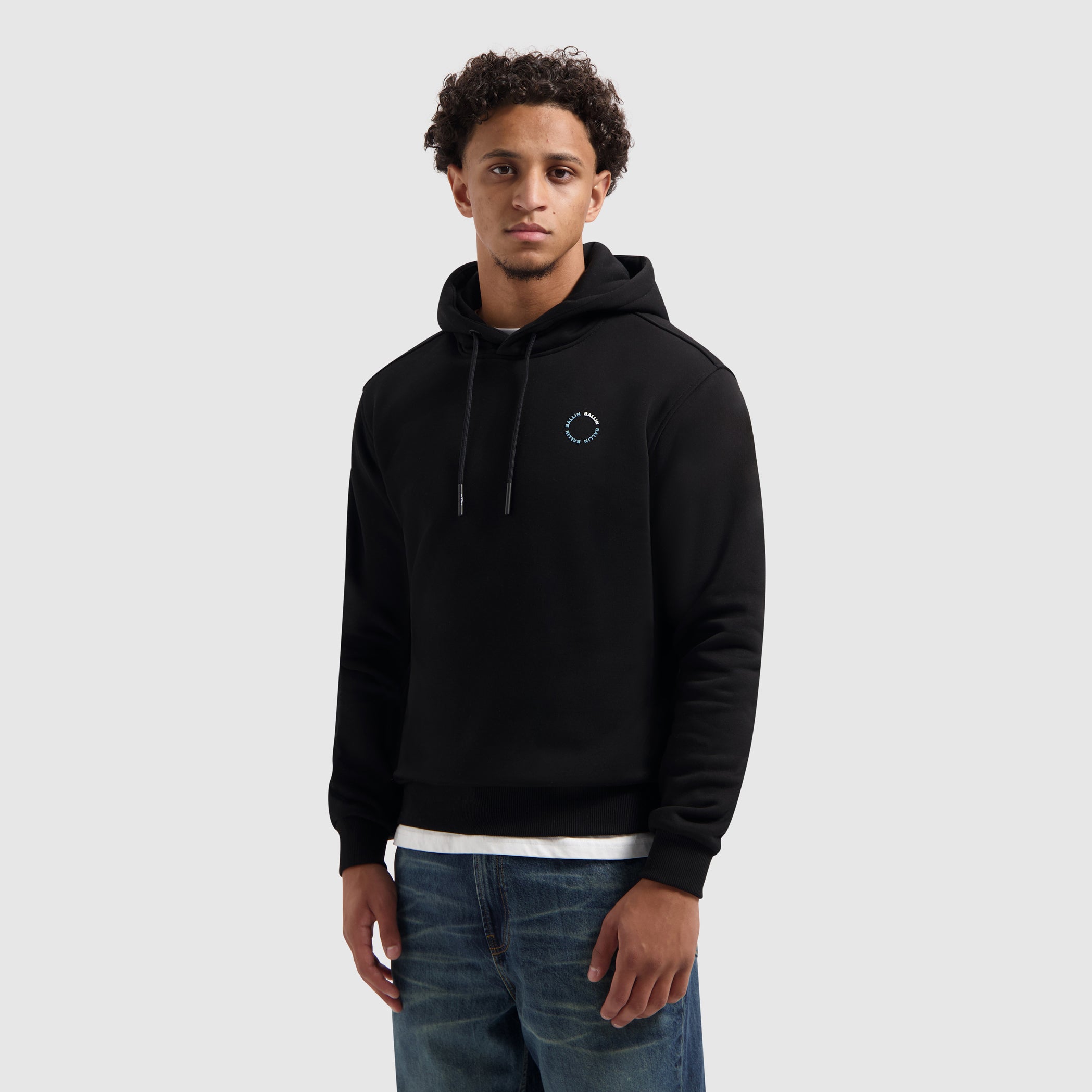 Circle Logo Hoodie | Black