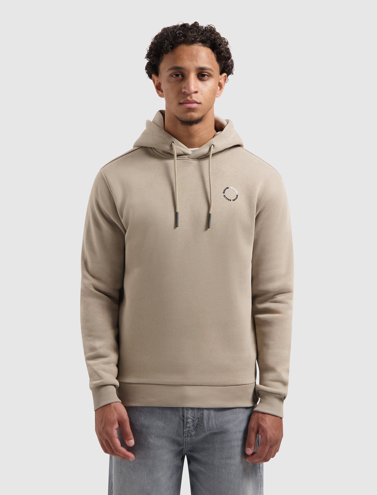 Circle Logo Hoodie | Taupe