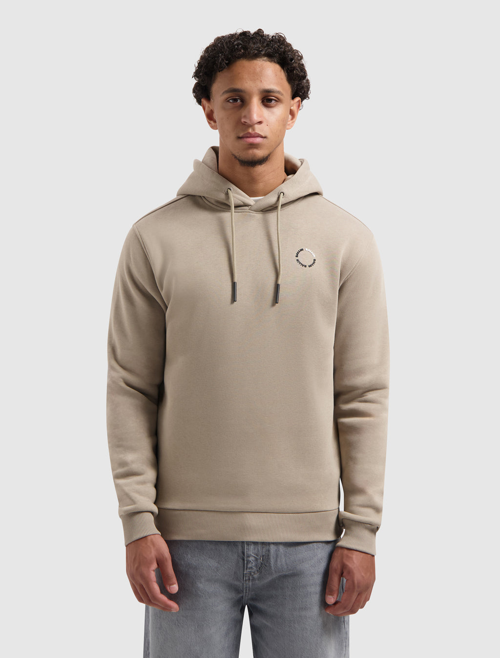 Circle Logo Hoodie | Taupe