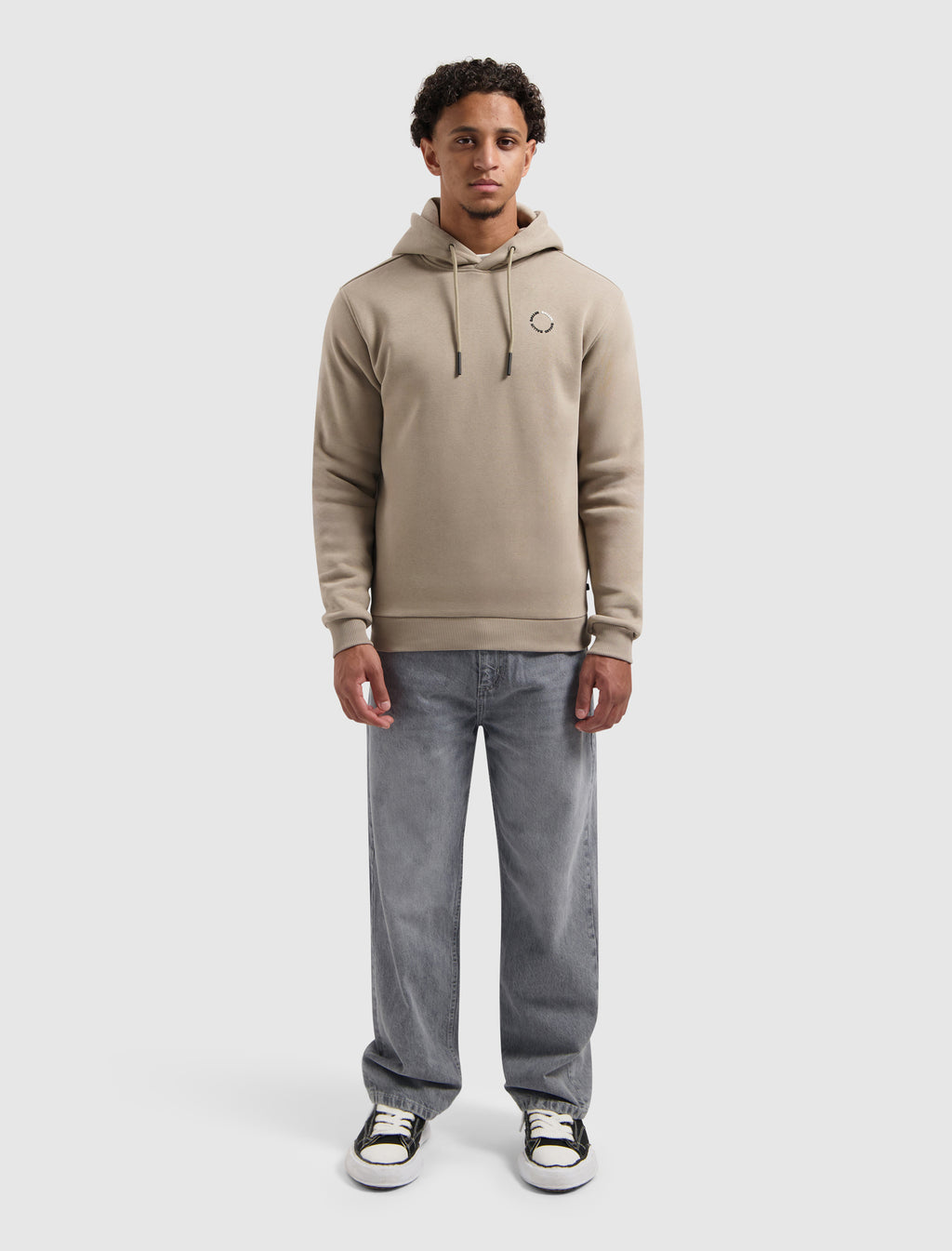 Circle Logo Hoodie | Taupe