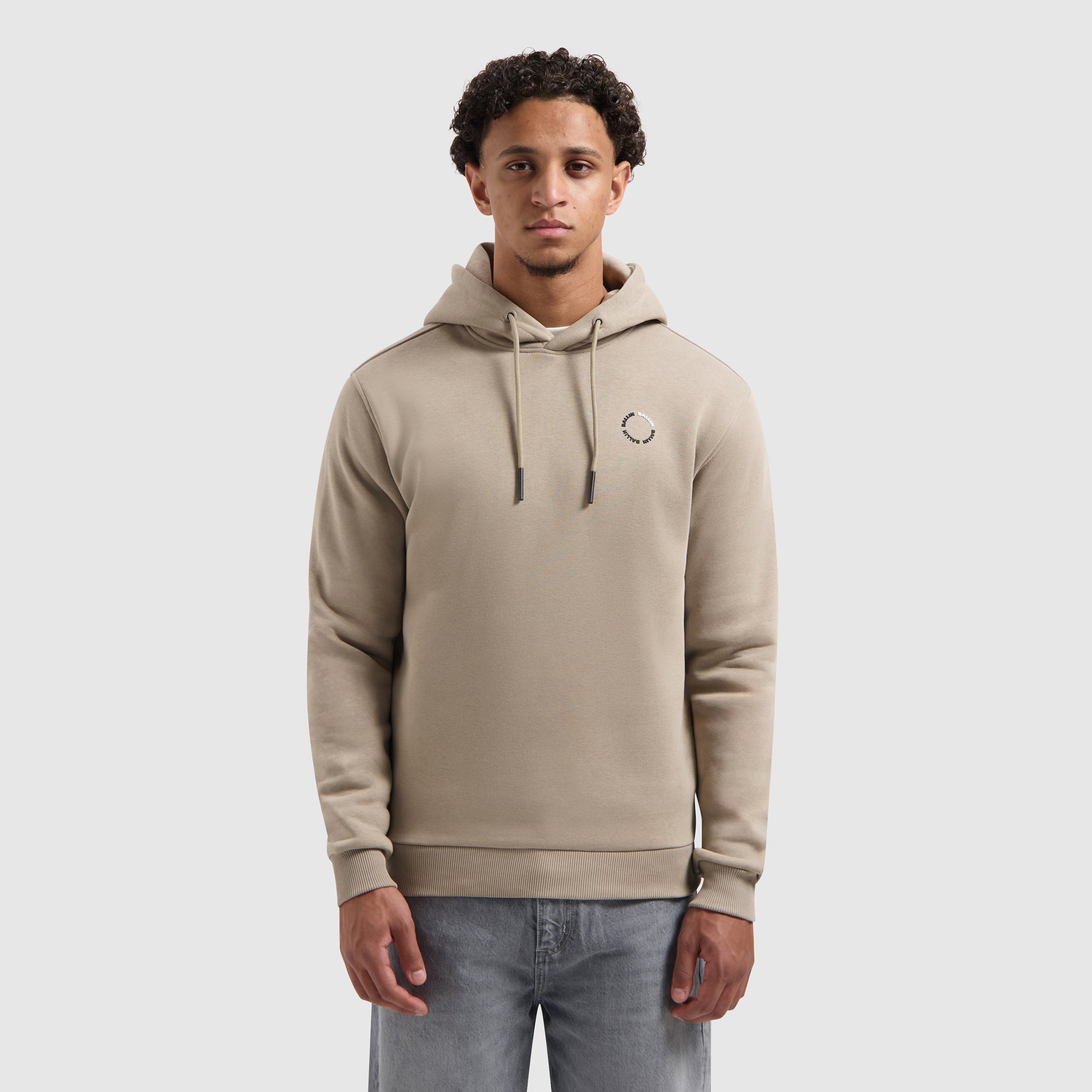Circle Logo Hoodie | Taupe
