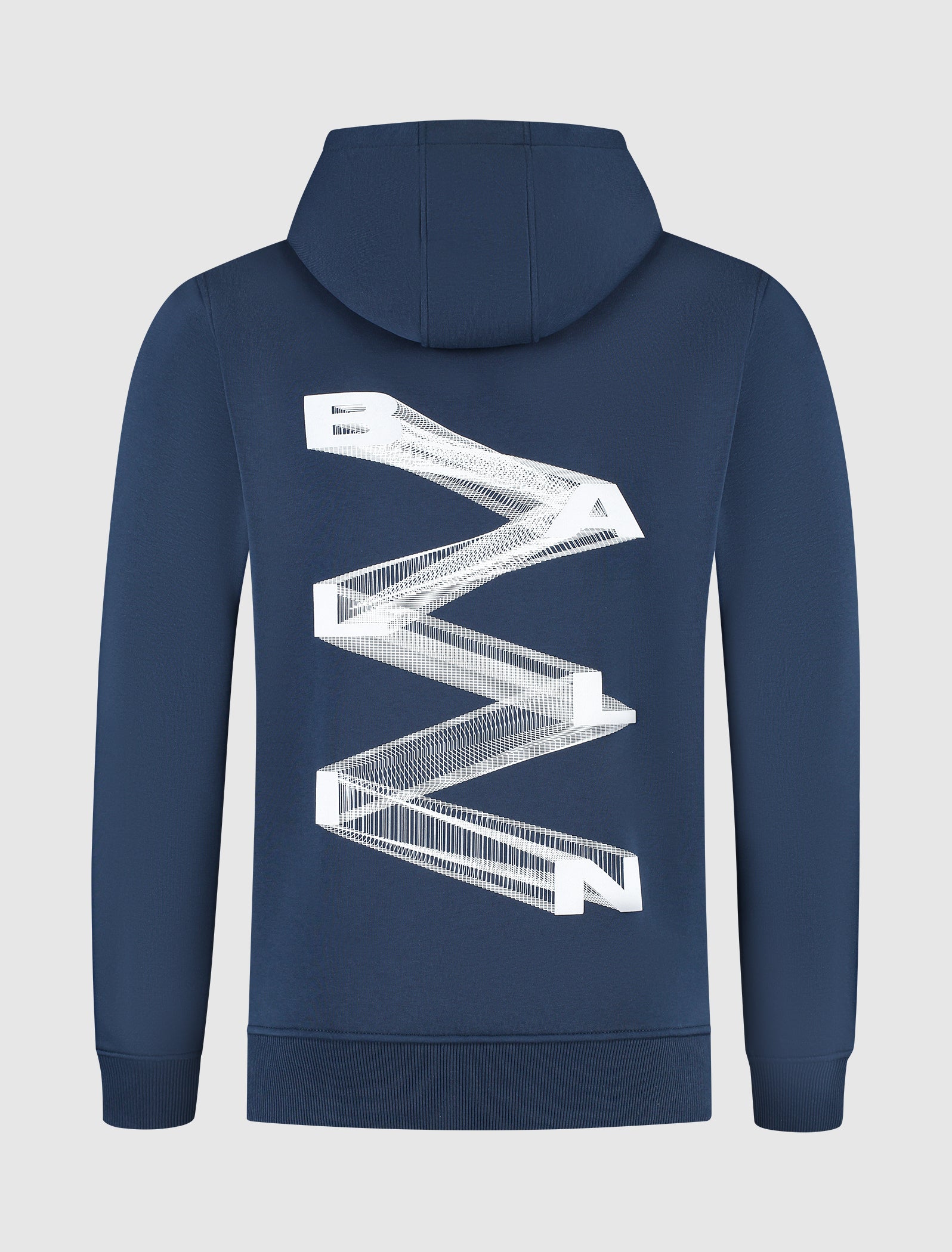 Zig Zag Logo Hoodie | Navy