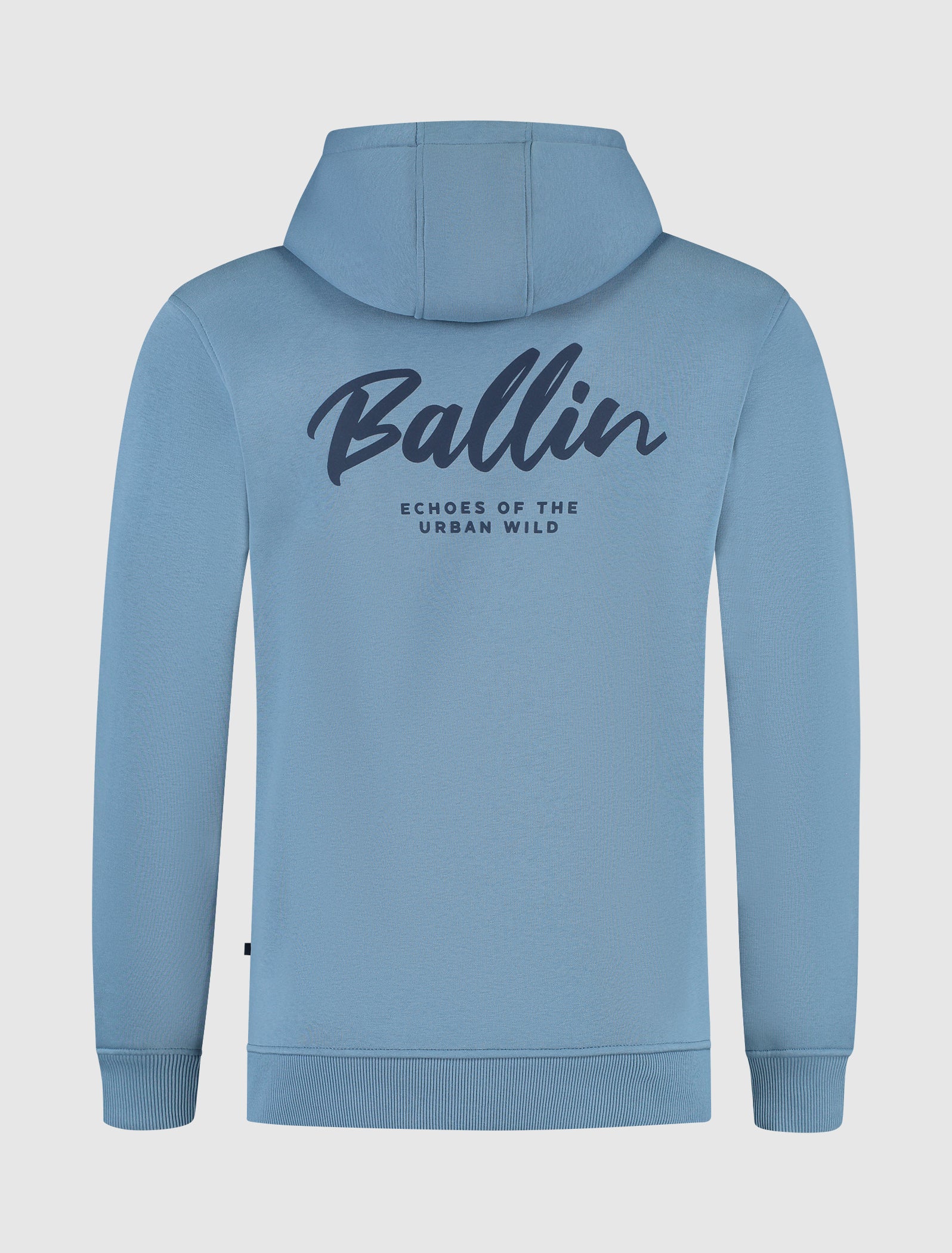 Echoes Of The Urban Wild Hoodie | Mid Blue Grey