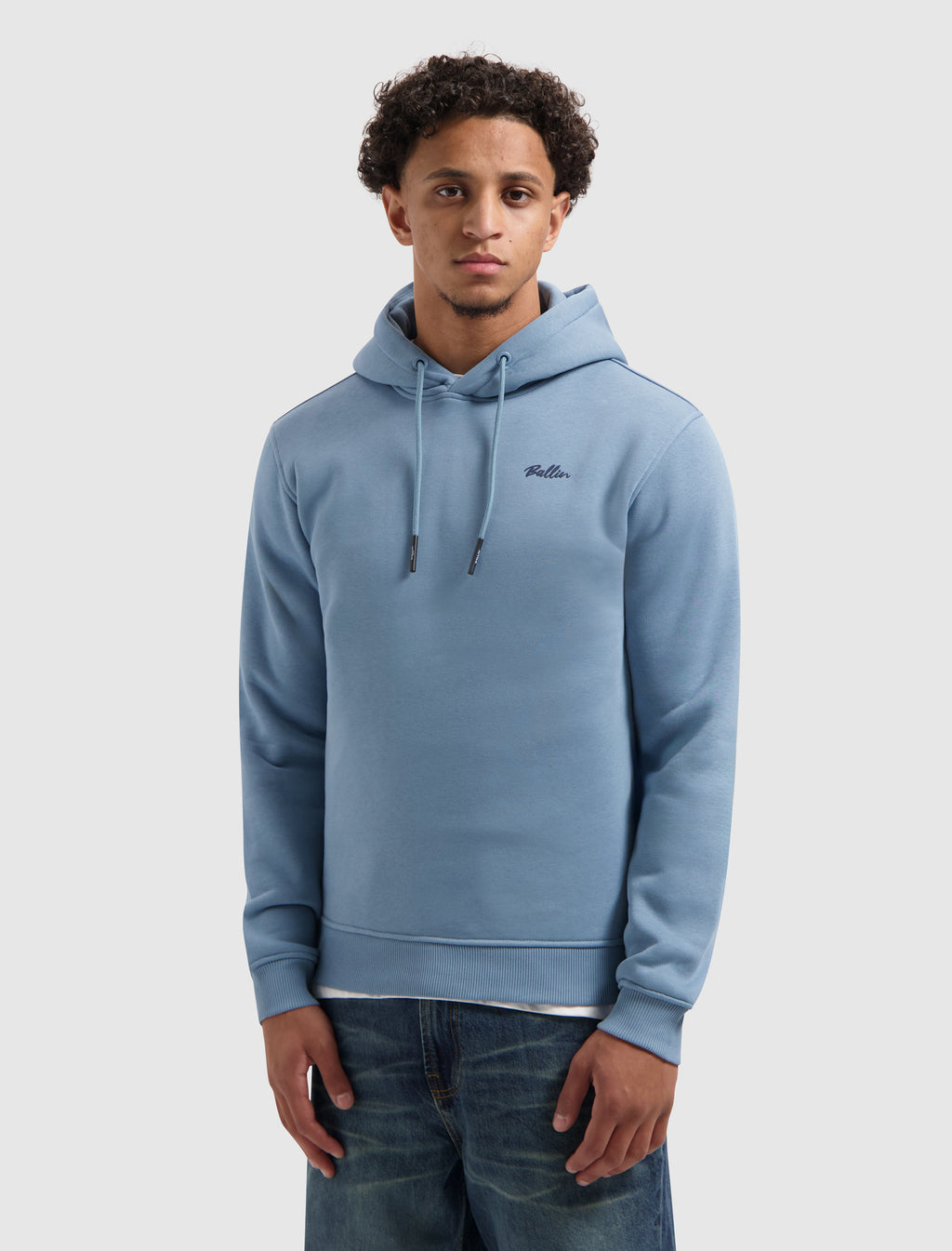 Echoes Of The Urban Wild Hoodie | Mid Blue Grey