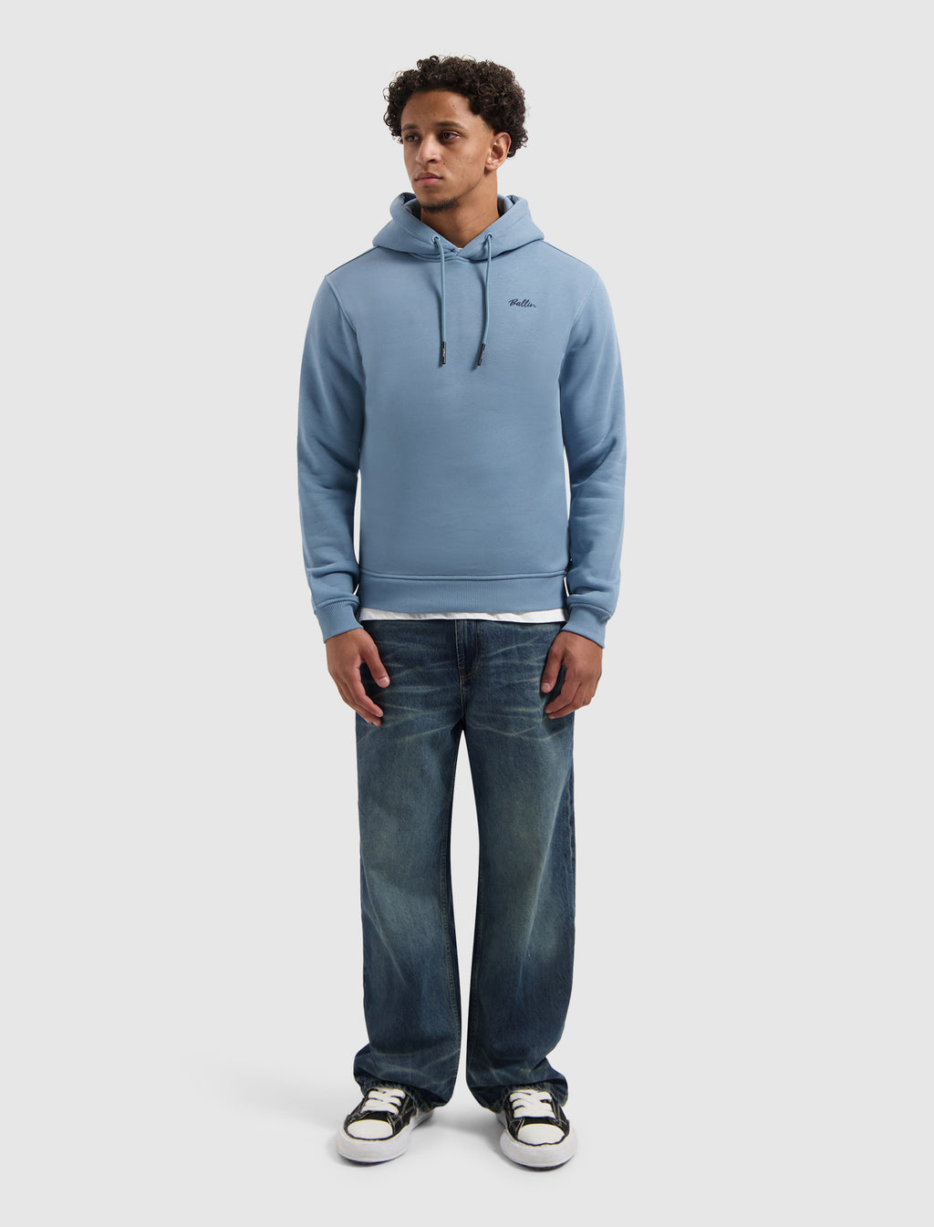Echoes Of The Urban Wild Hoodie | Mid Blue Grey