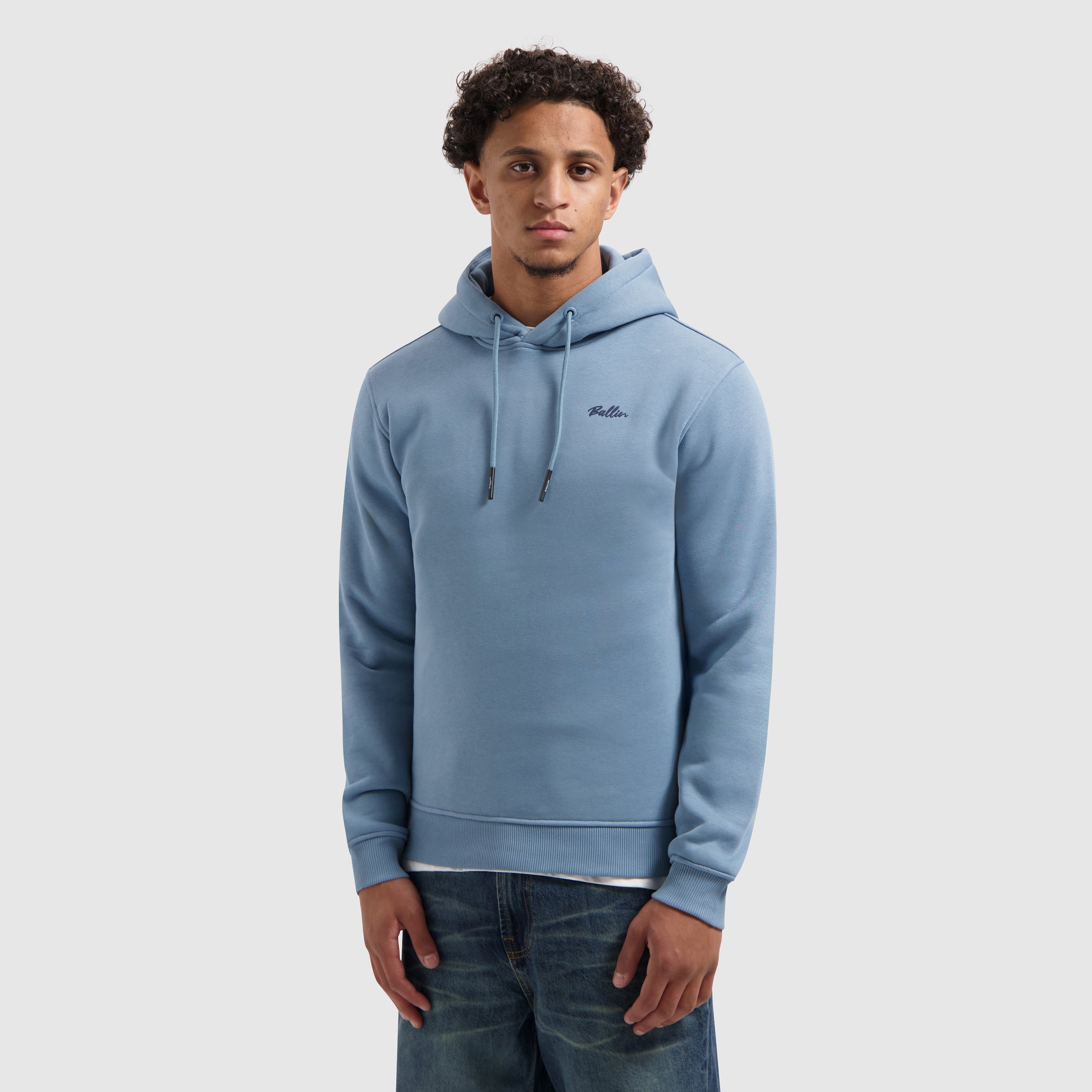 Echoes Of The Urban Wild Hoodie | Mid Blue Grey