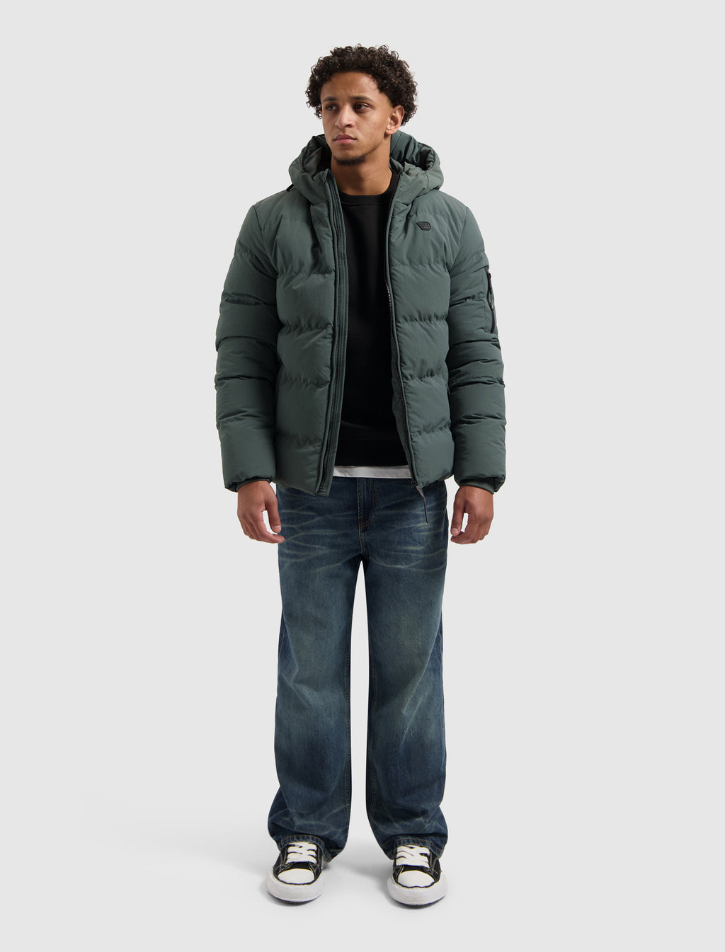 Puffer Jacket | Army Green