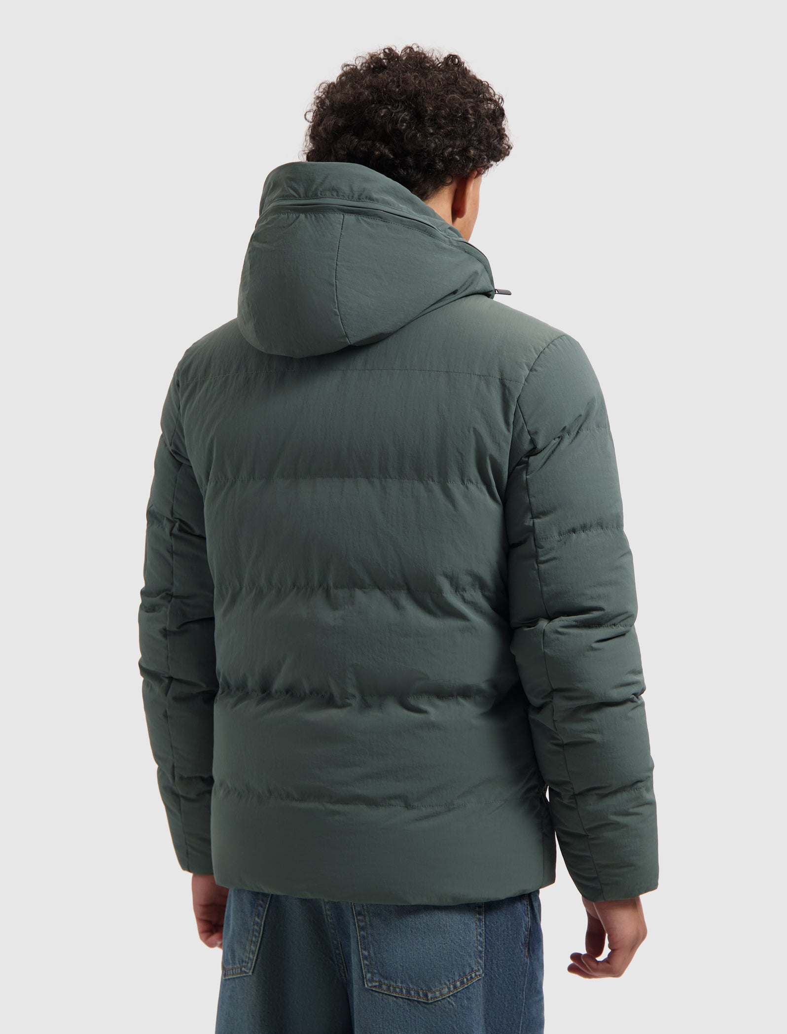 Puffer Jacket | Army Green