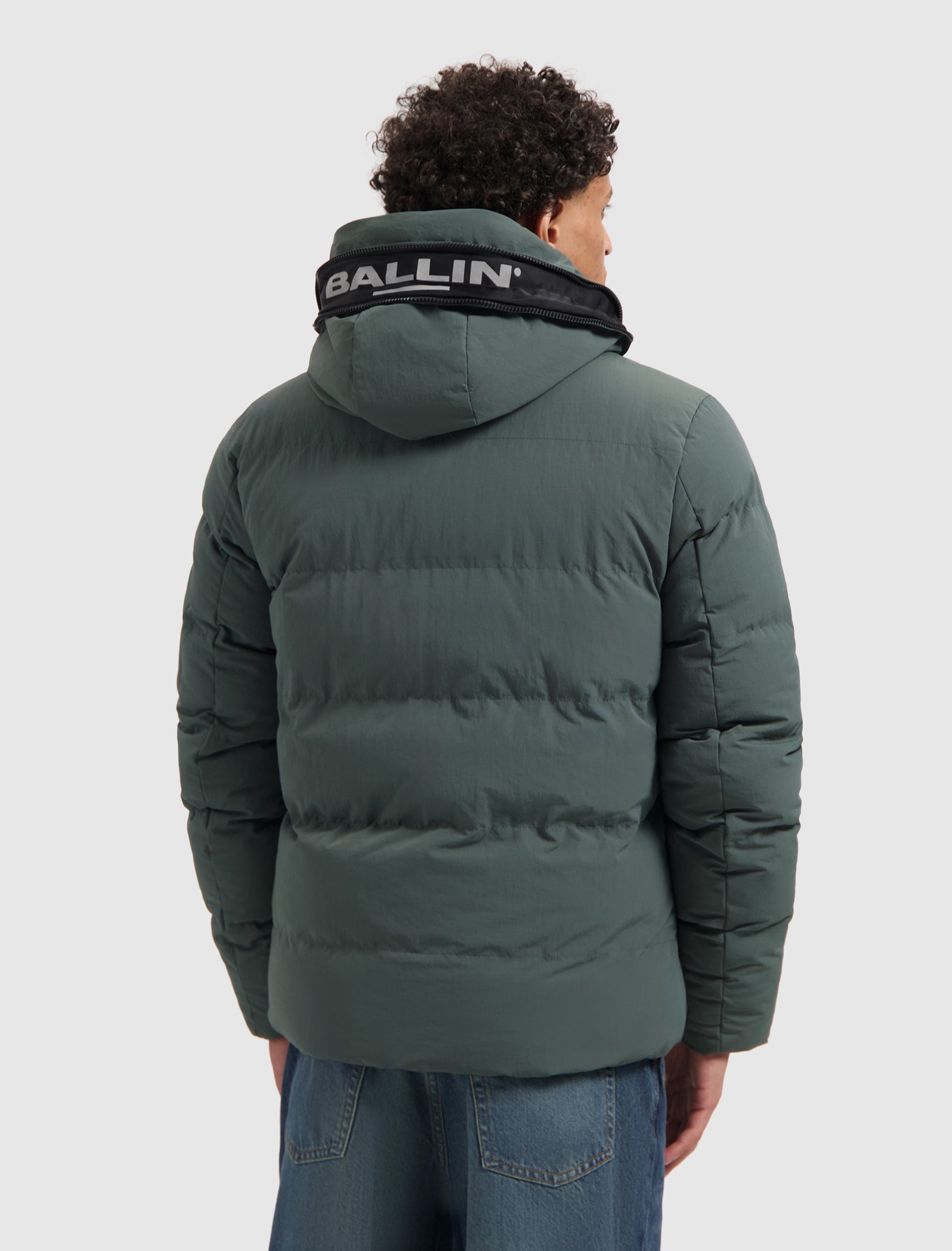 Puffer Jacket | Army Green