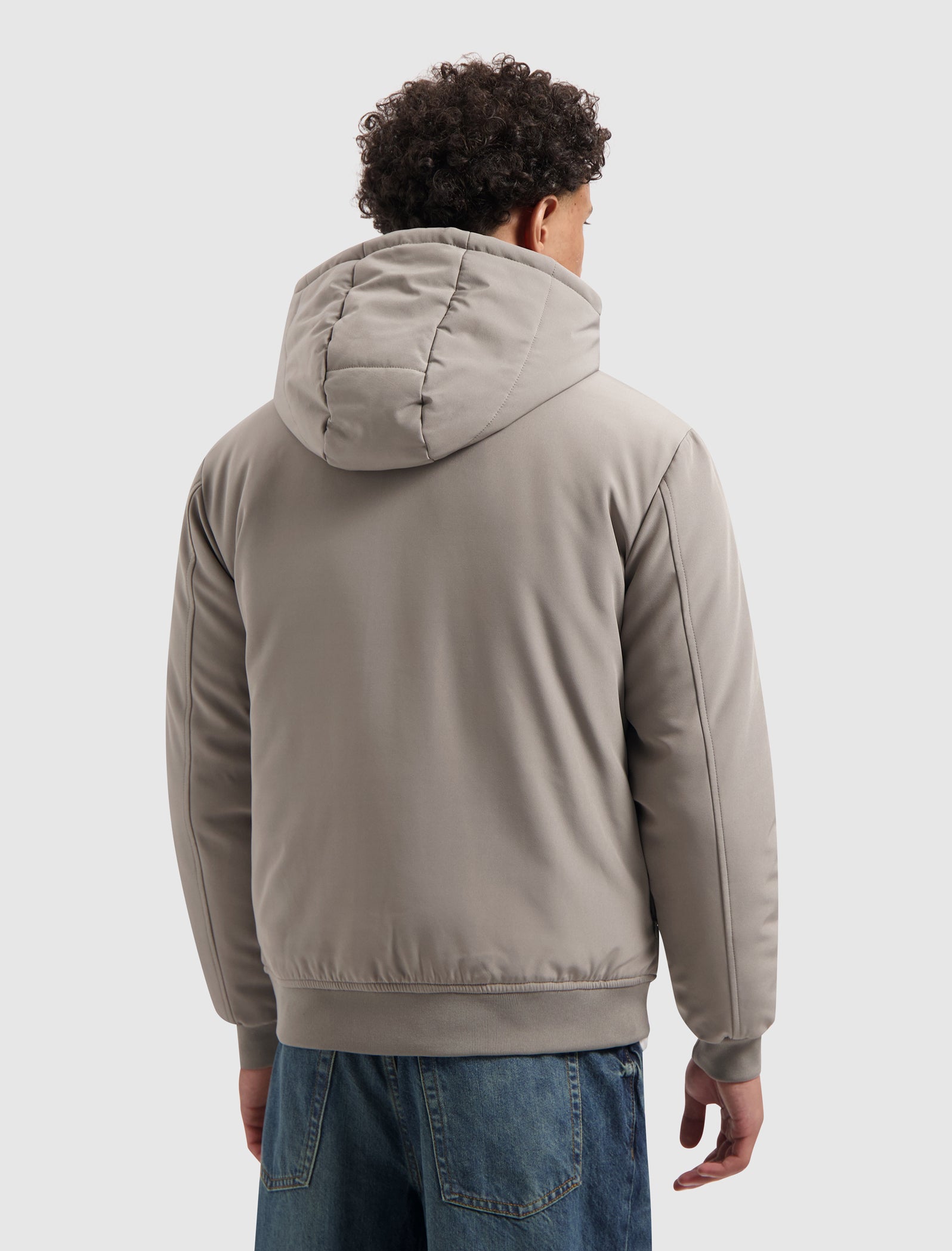 Softshell Padded Jacket | Ash Grey