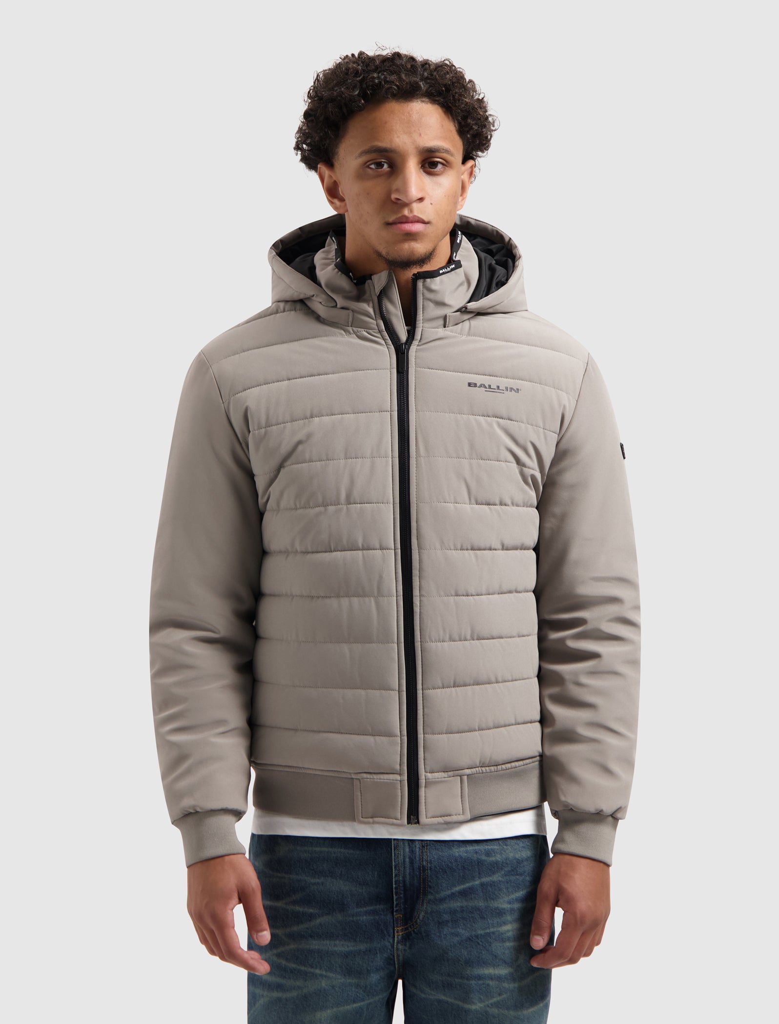 Softshell Padded Jacket | Ash Grey