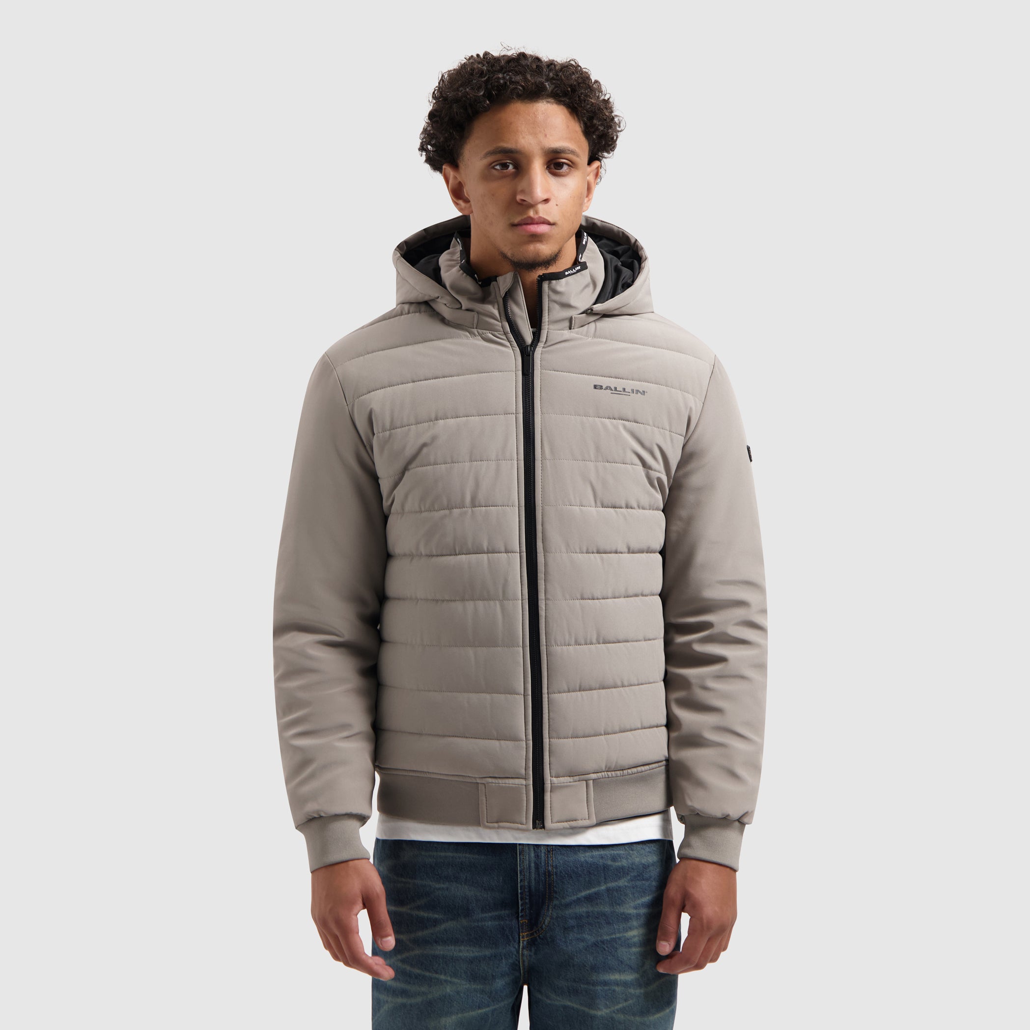 Softshell Padded Jacket | Ash Grey