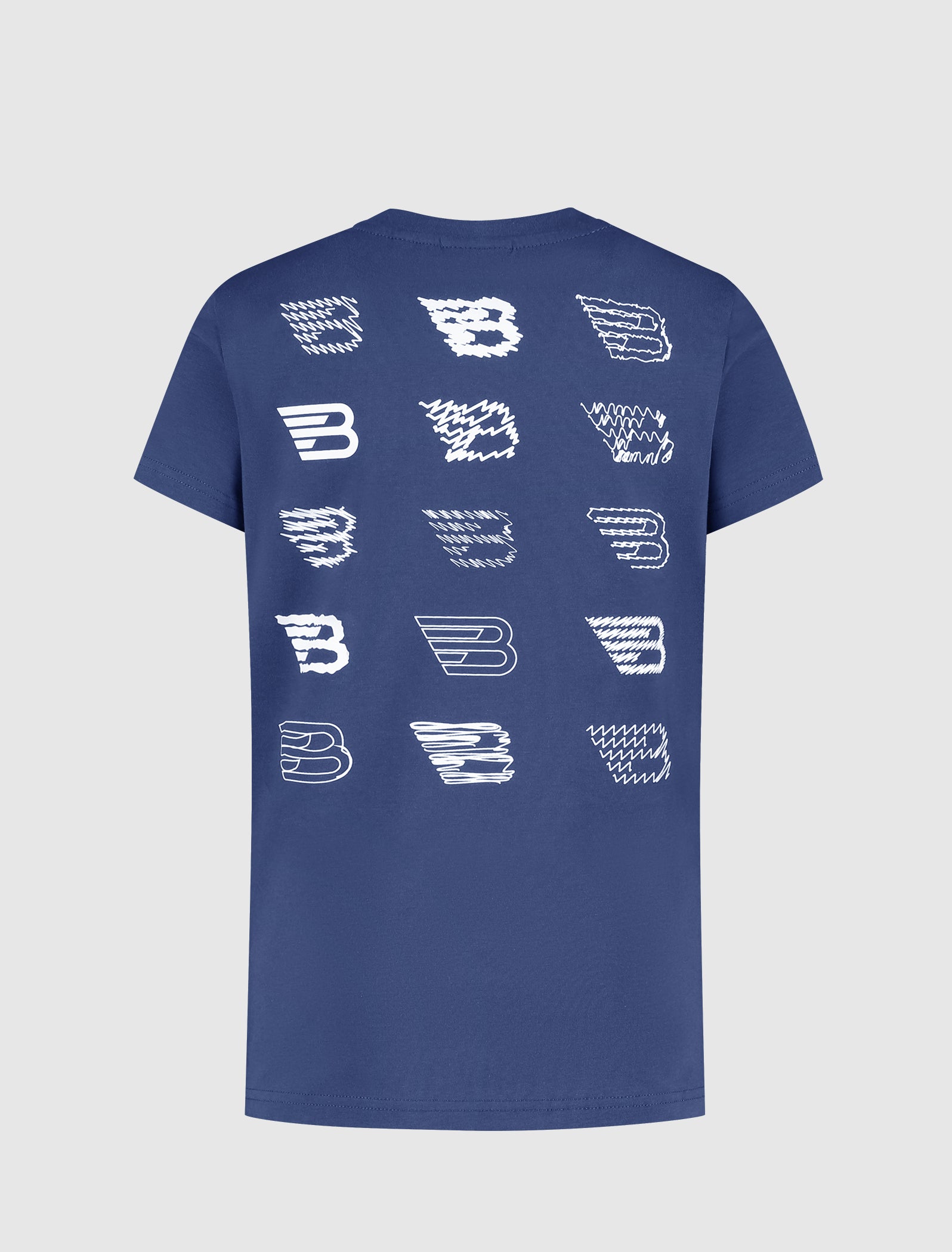 Junior Scribble Icon Logo T-shirt | Navy