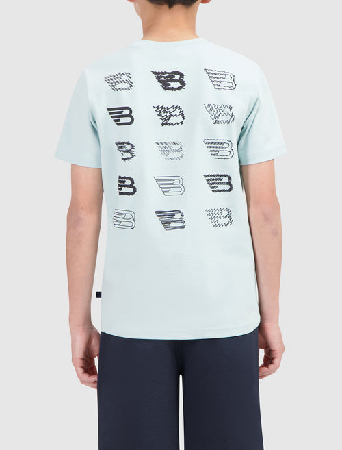 Junior Scribble Icon Logo T-shirt | Mint