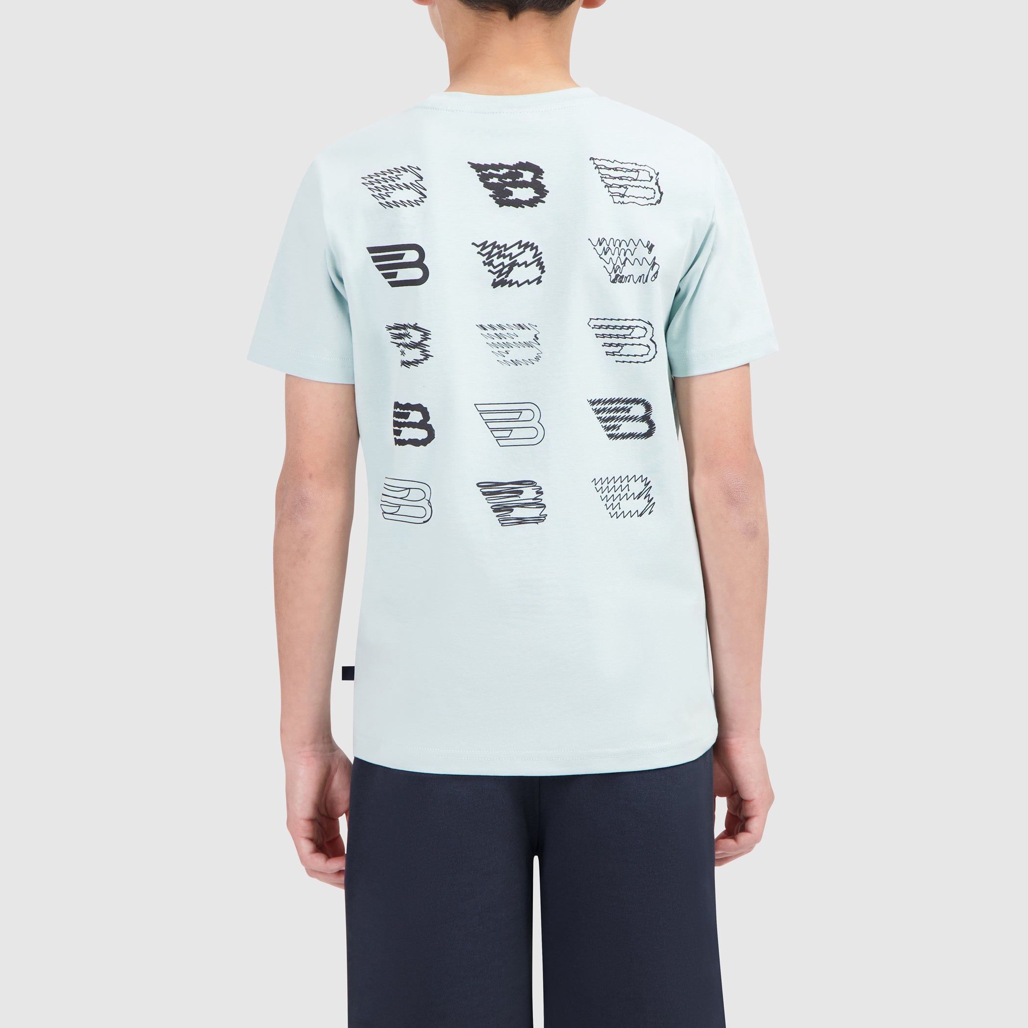 Junior Scribble Icon Logo T-shirt | Mint