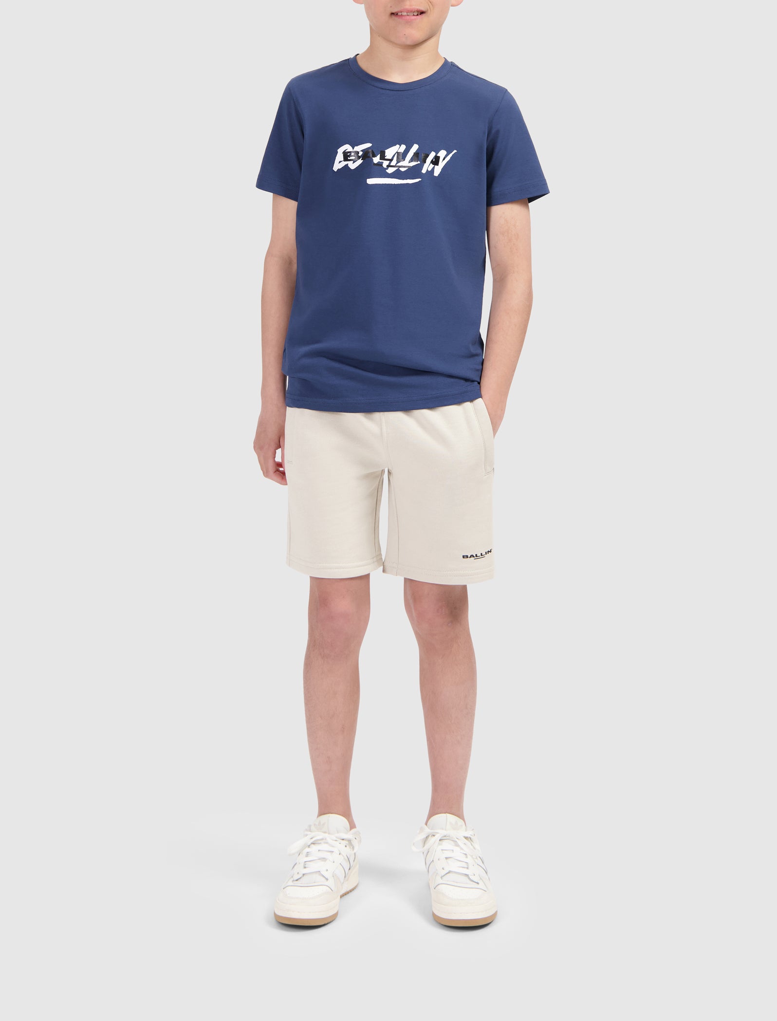 Junior Be All In Logo T-shirt | Navy