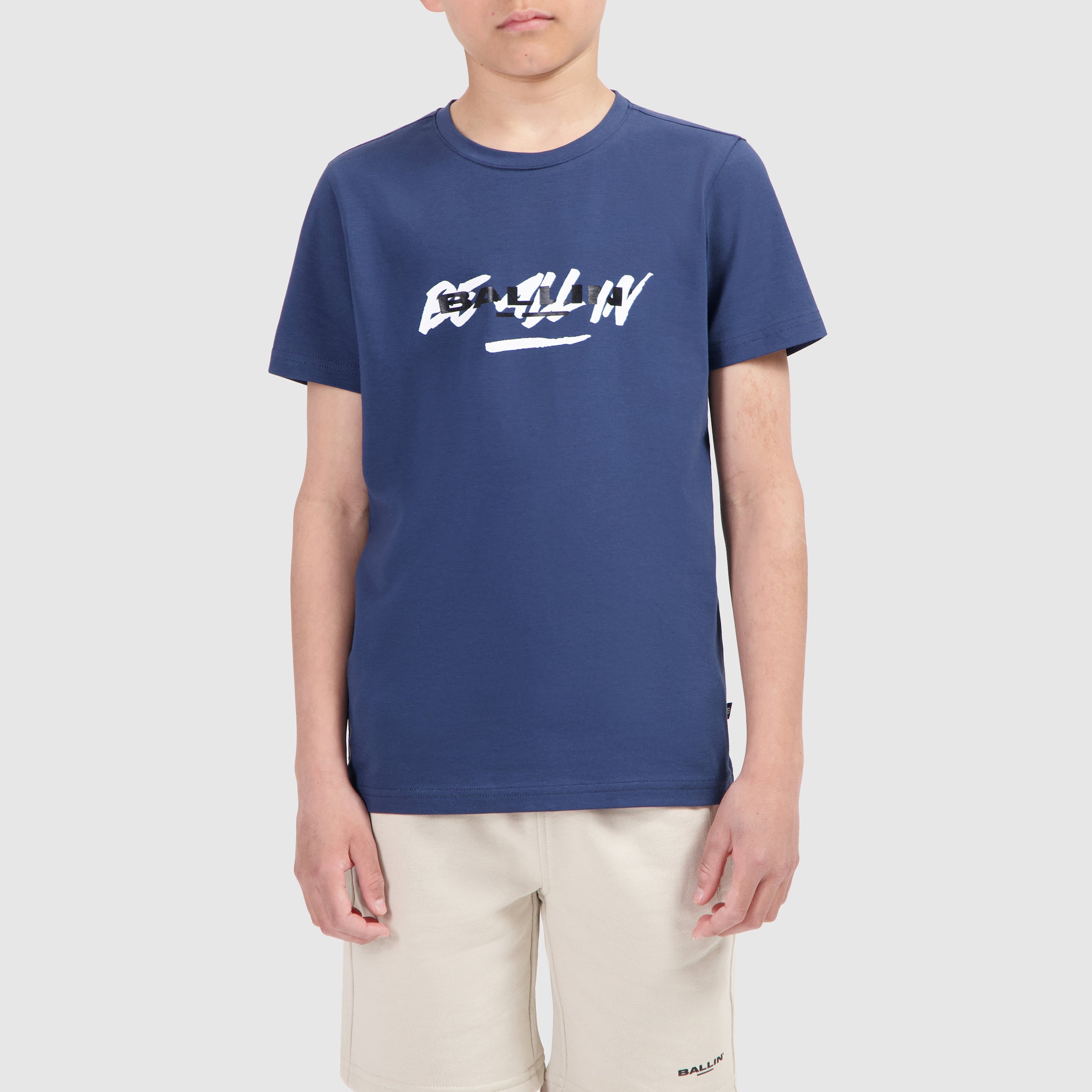 Junior Be All In Logo T-shirt | Navy