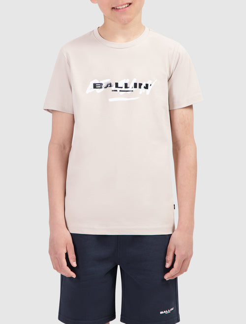 Junior Be All In Logo T-shirt | Sand