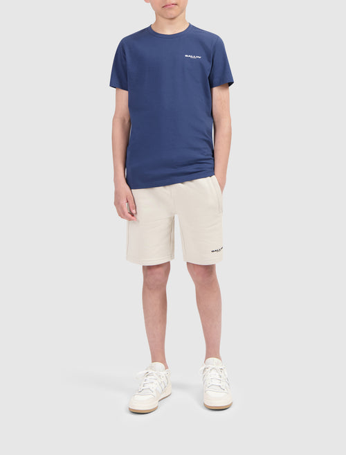 Junior Fish-Eye Logo T-shirt | Navy