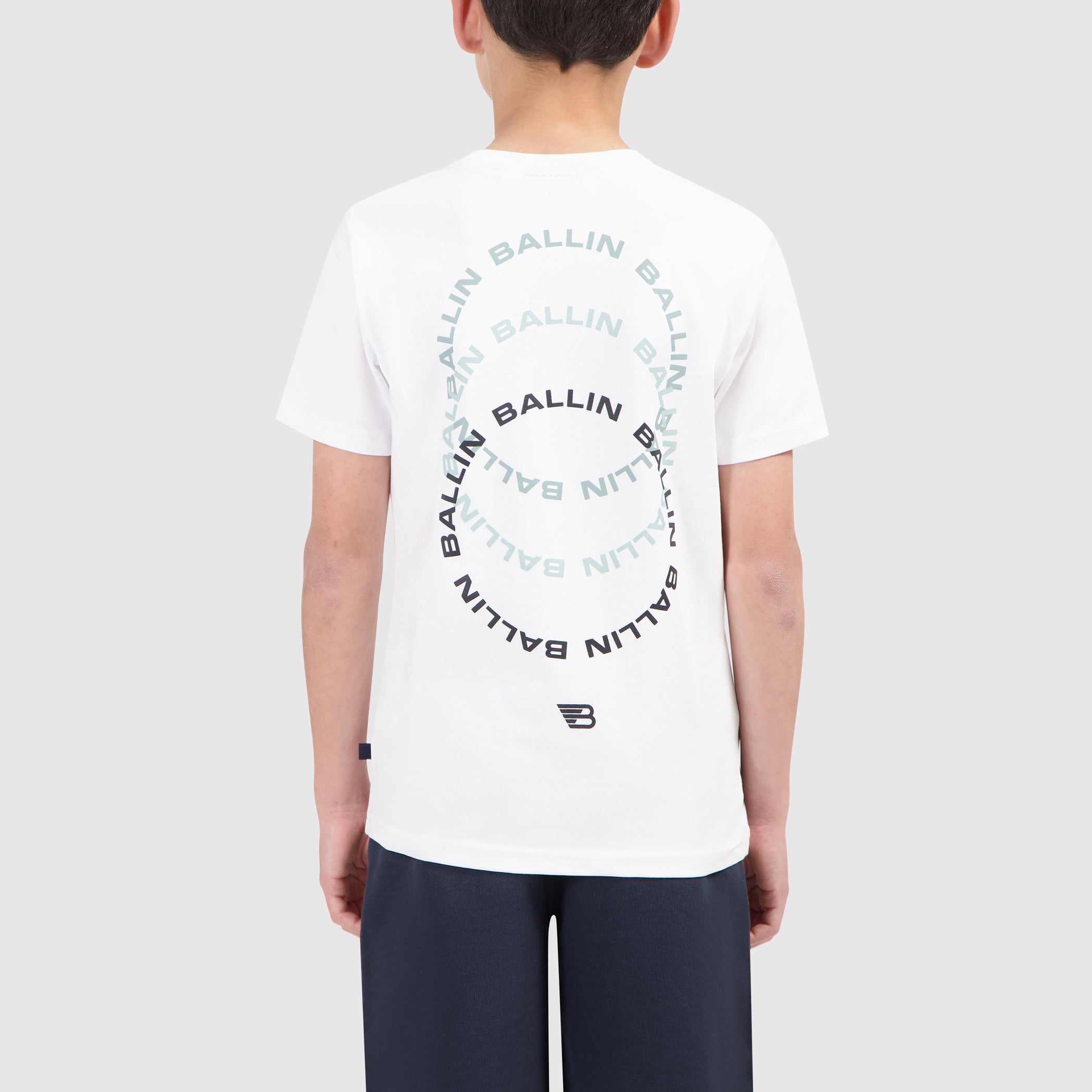 Junior Vertical Circle's Logo T-shirt | White